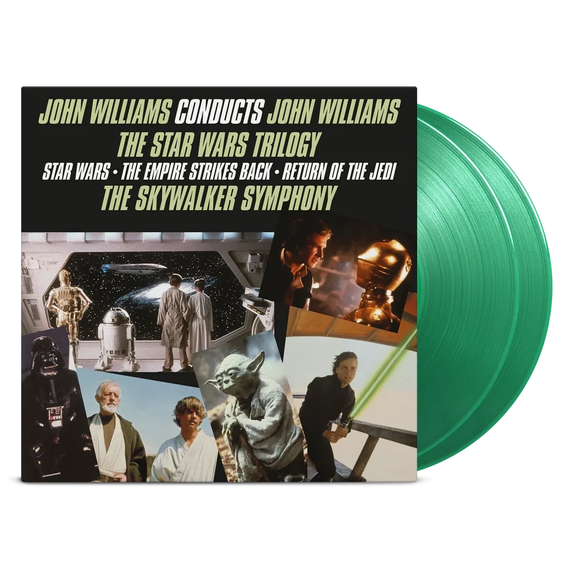 John Williams Conducts The Star Wars Trilogy: Green Vinyl 2LP