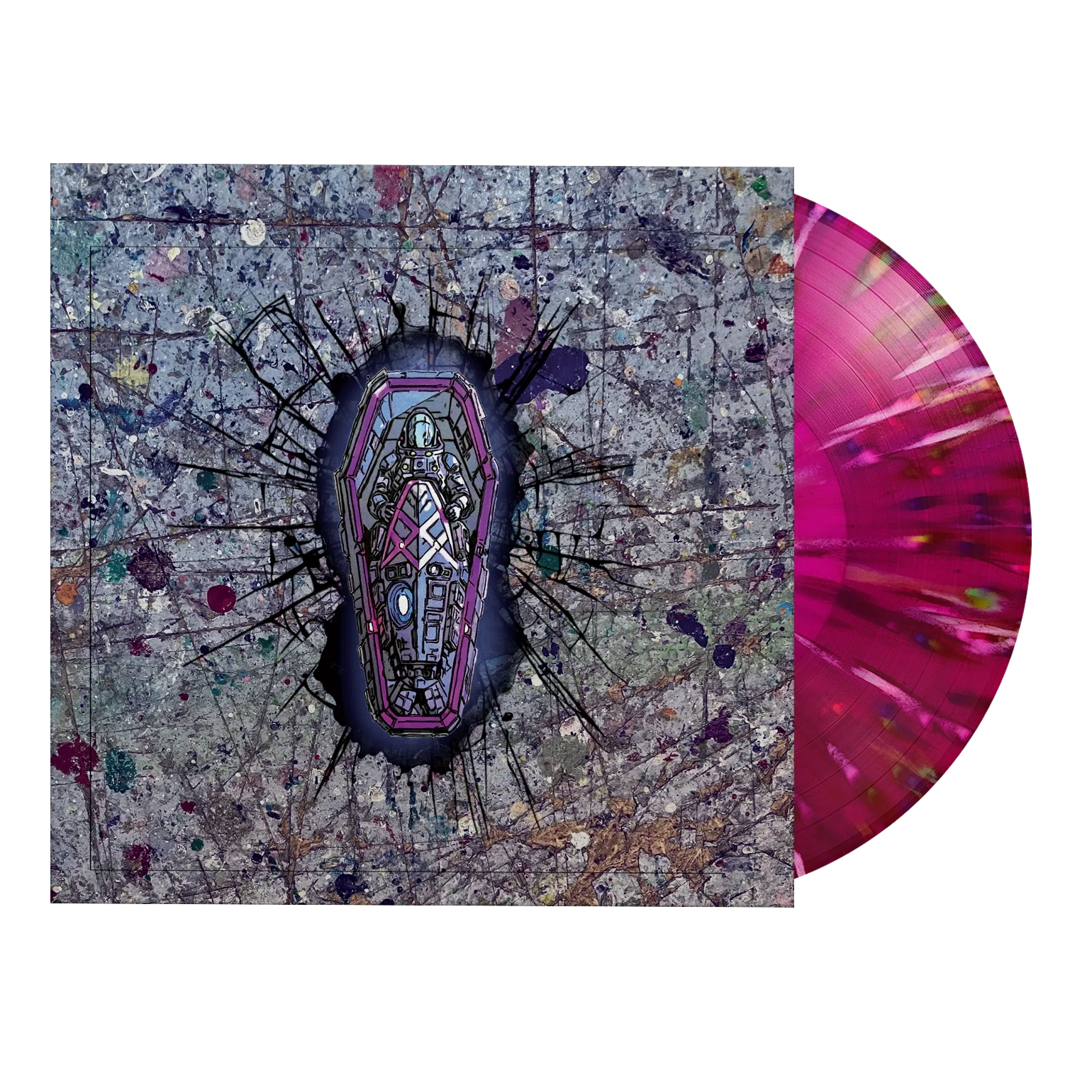 How I Learned To Stop Giving A Shit And Love MSI: Purple Splatter Vinyl LP