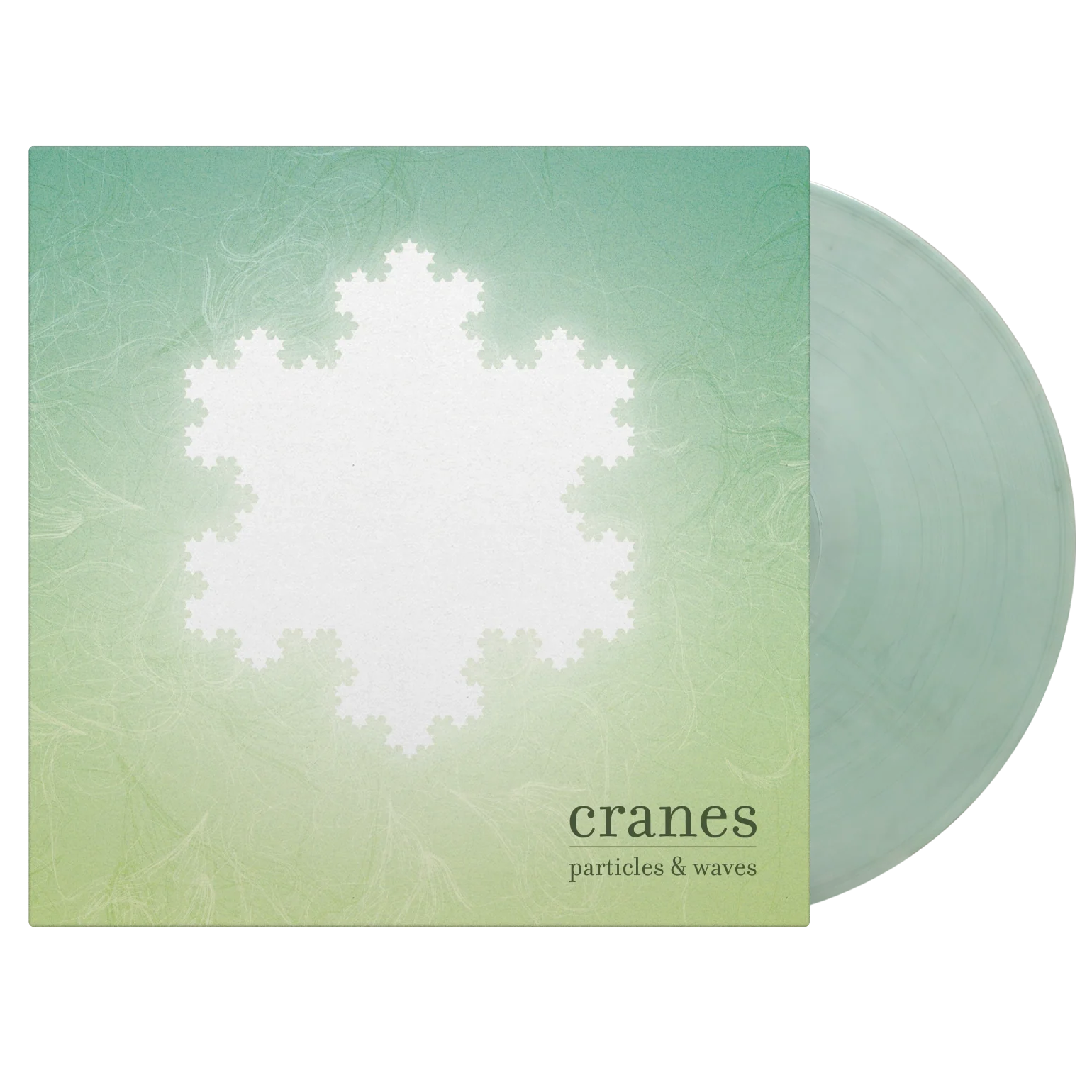 Particles and Waves: Crystal Clear Blue & White Marble Vinyl LP