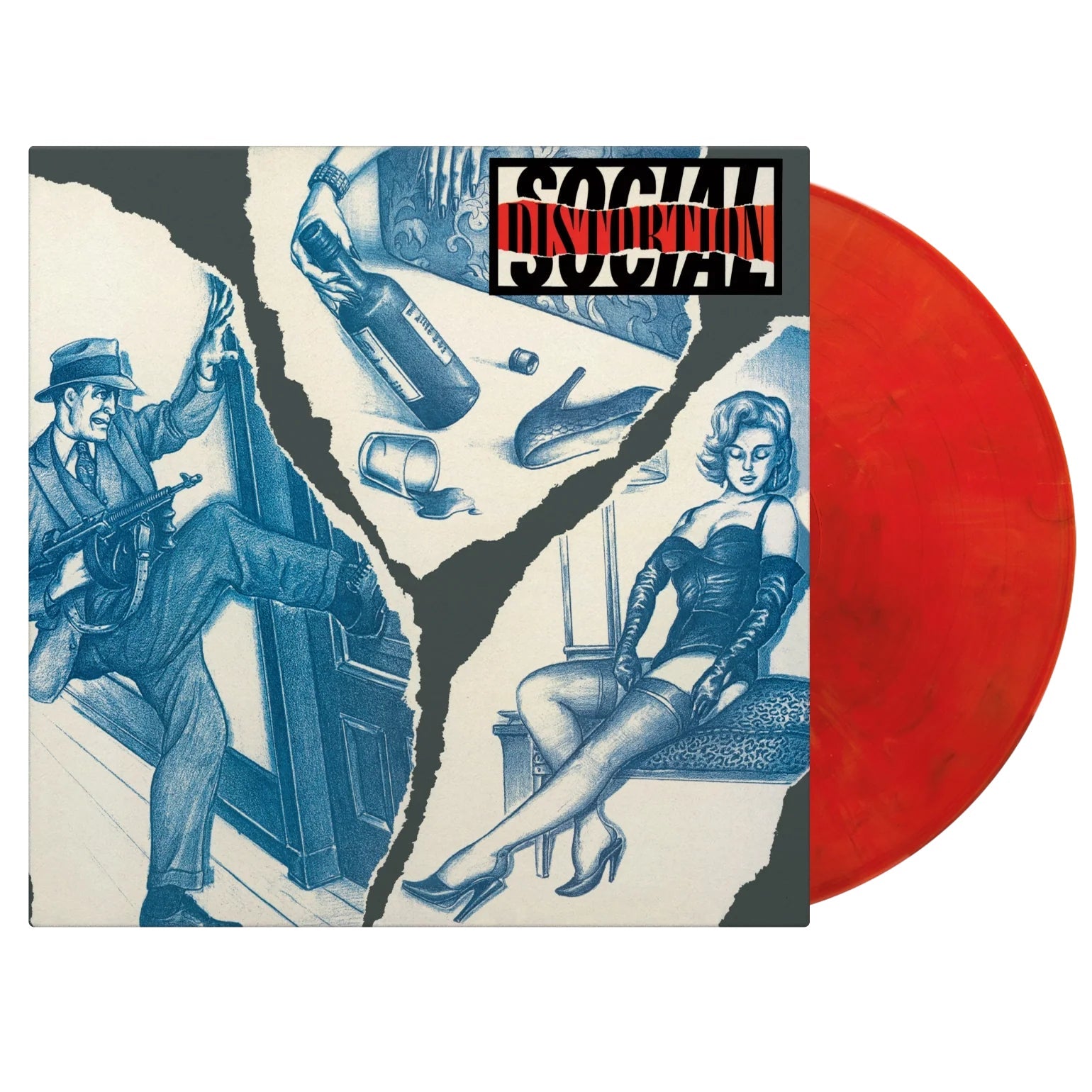 Social Distortion: Red Marble Vinyl LP