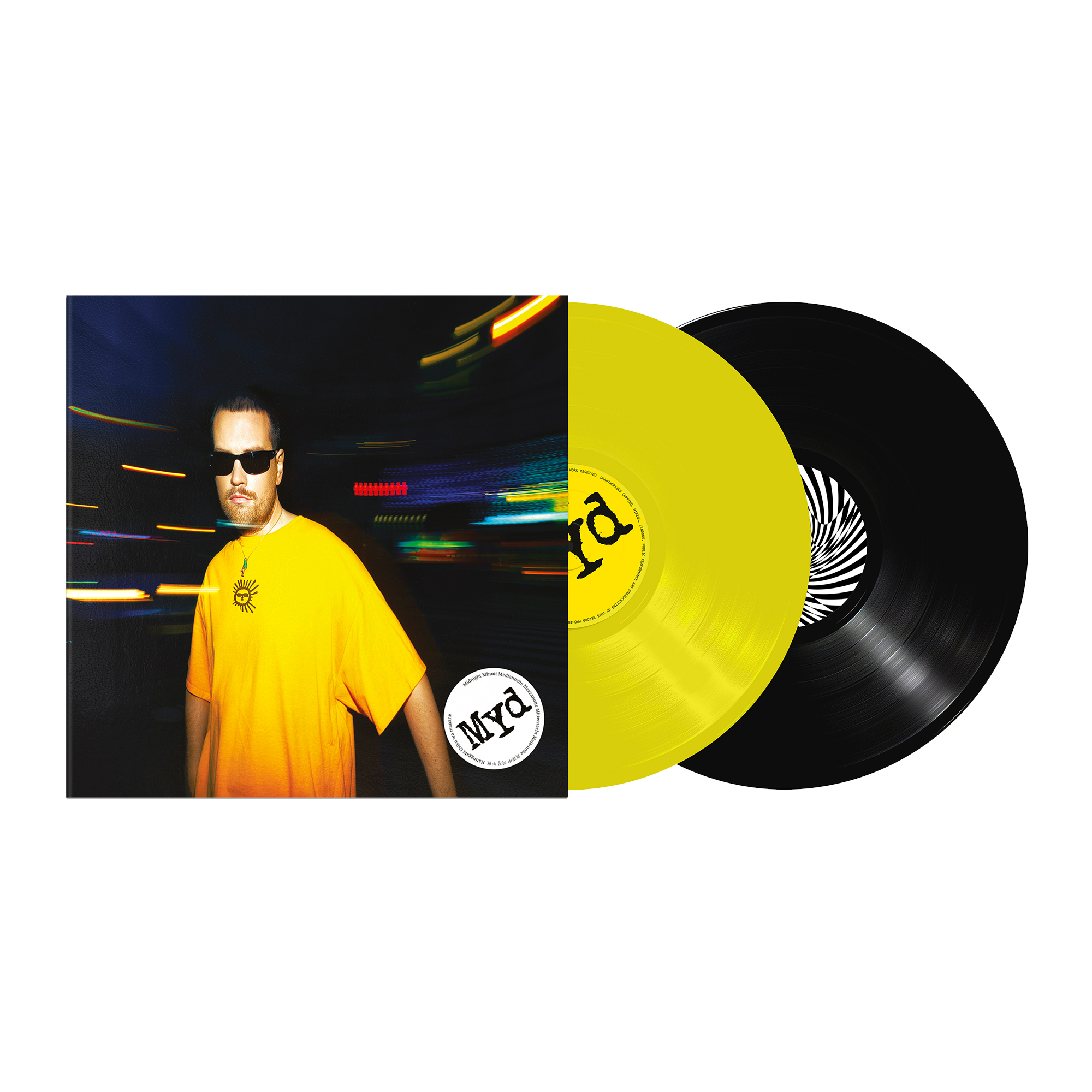 Mydnight: Limited Yellow & Black Vinyl 2LP