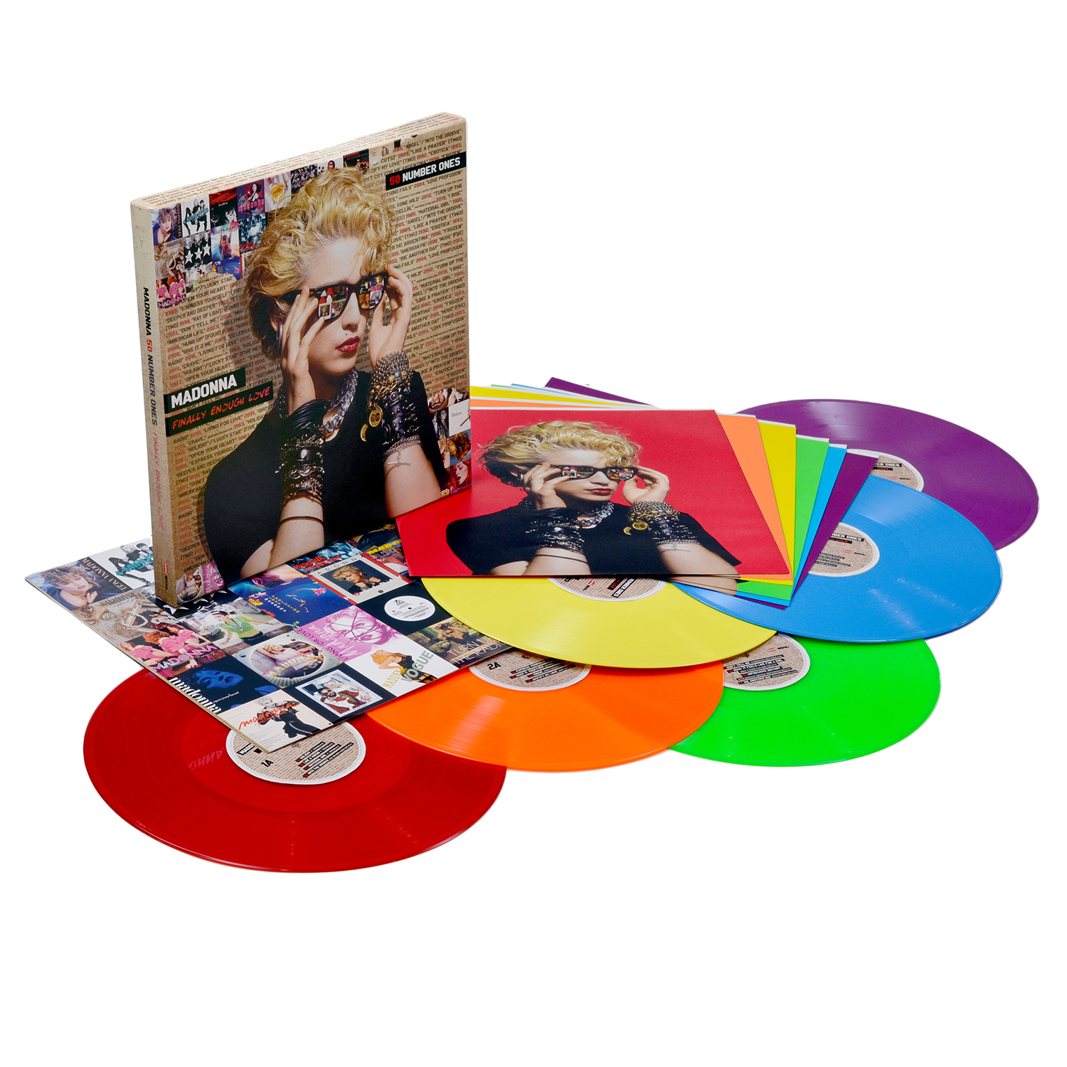 Finally Enough Love - Fifty Number Ones: Limited Rainbow Edition 6LP Vinyl Box Set