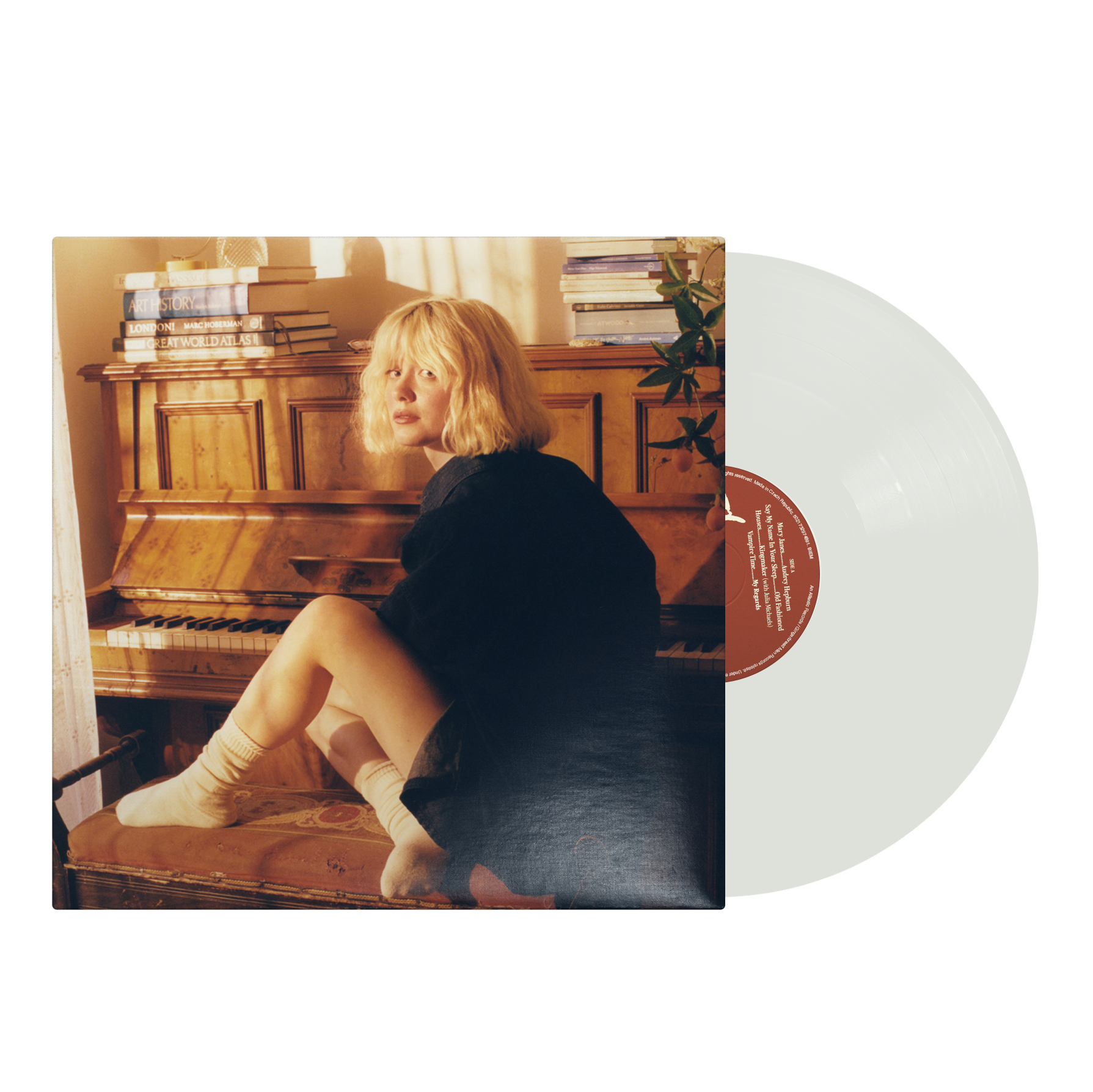 Florescence: (Piano Alt Artwork) White EcoRecord Vinyl LP