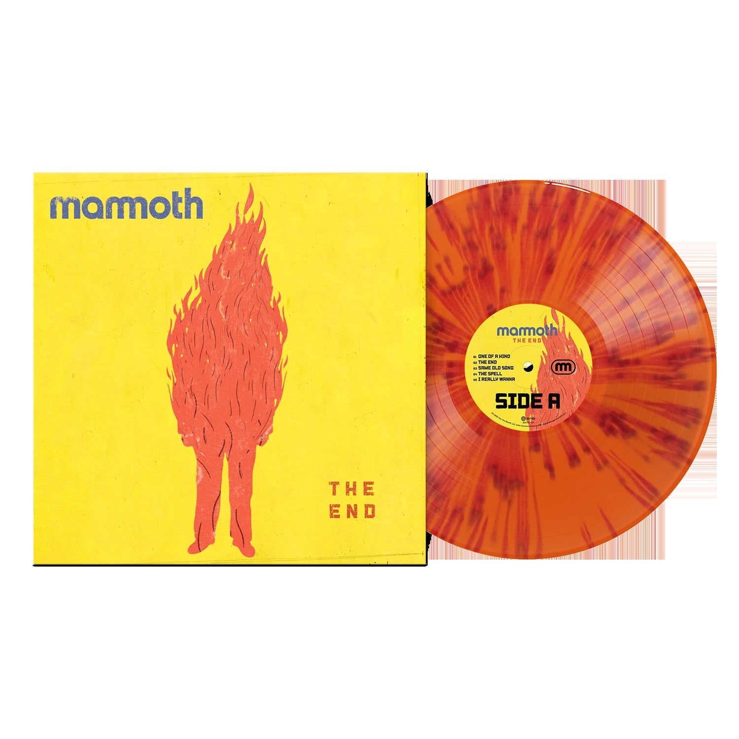 The End: Orange with Red Splatter Vinyl LP