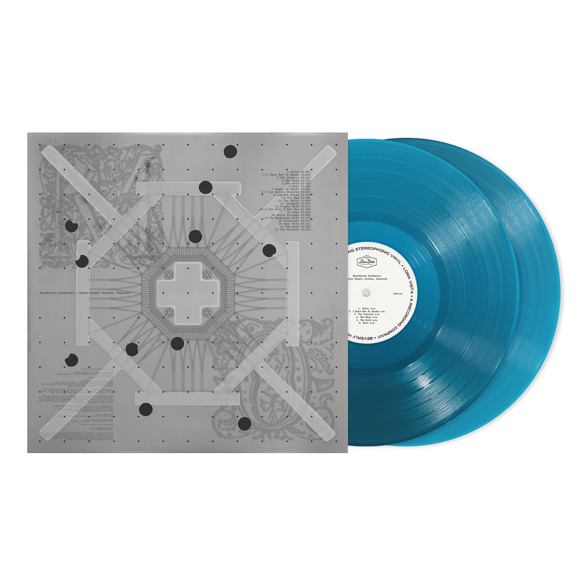Union Chapel (London, England): Translucent Sea Blue Vinyl 2LP