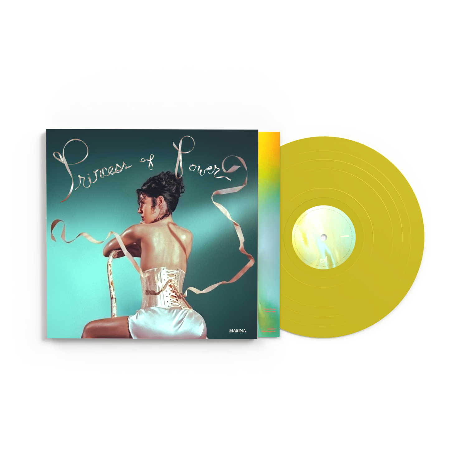 PRINCESS OF POWER: Butterfly Yellow EcoRecord Vinyl LP