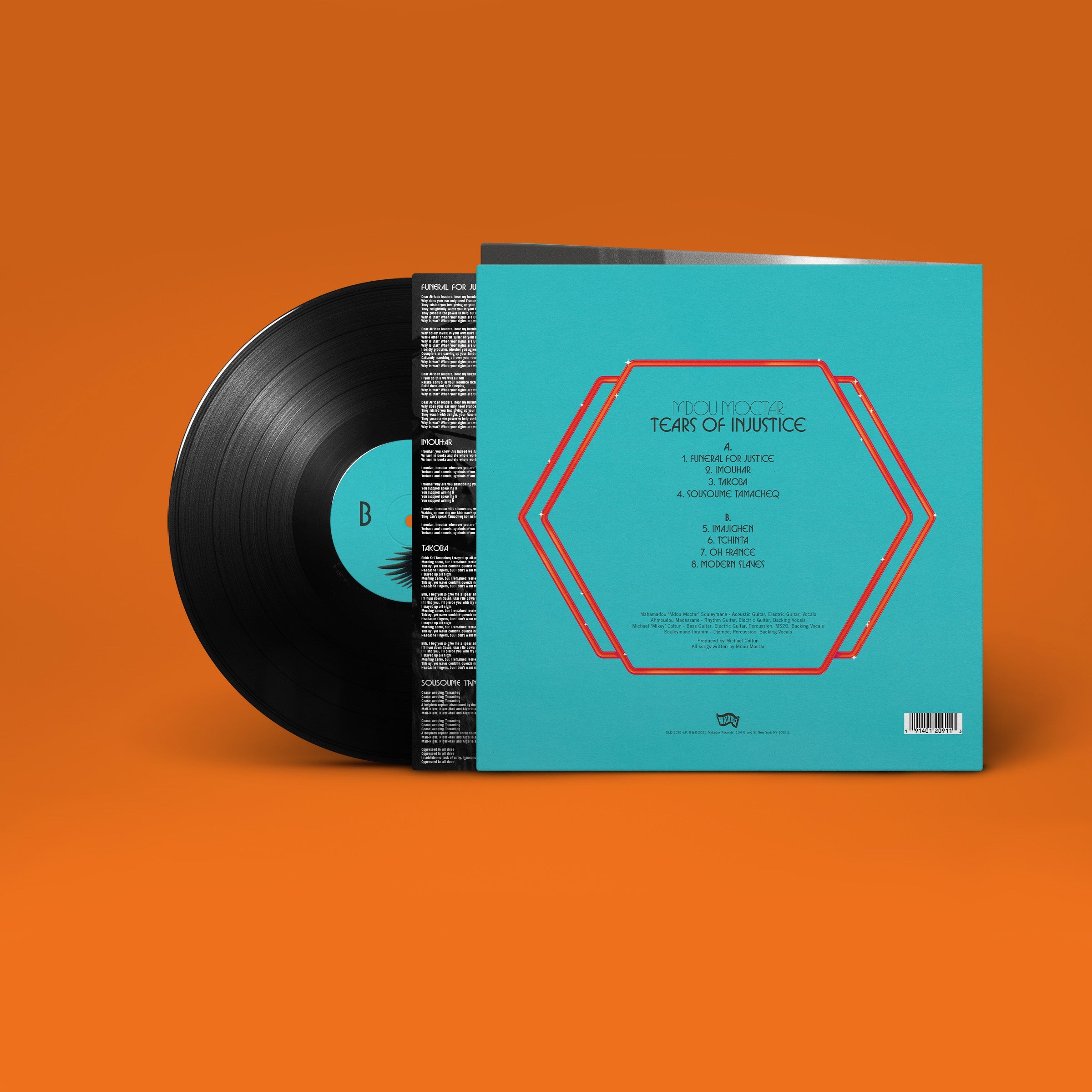 Tears of Injustice: Vinyl LP
