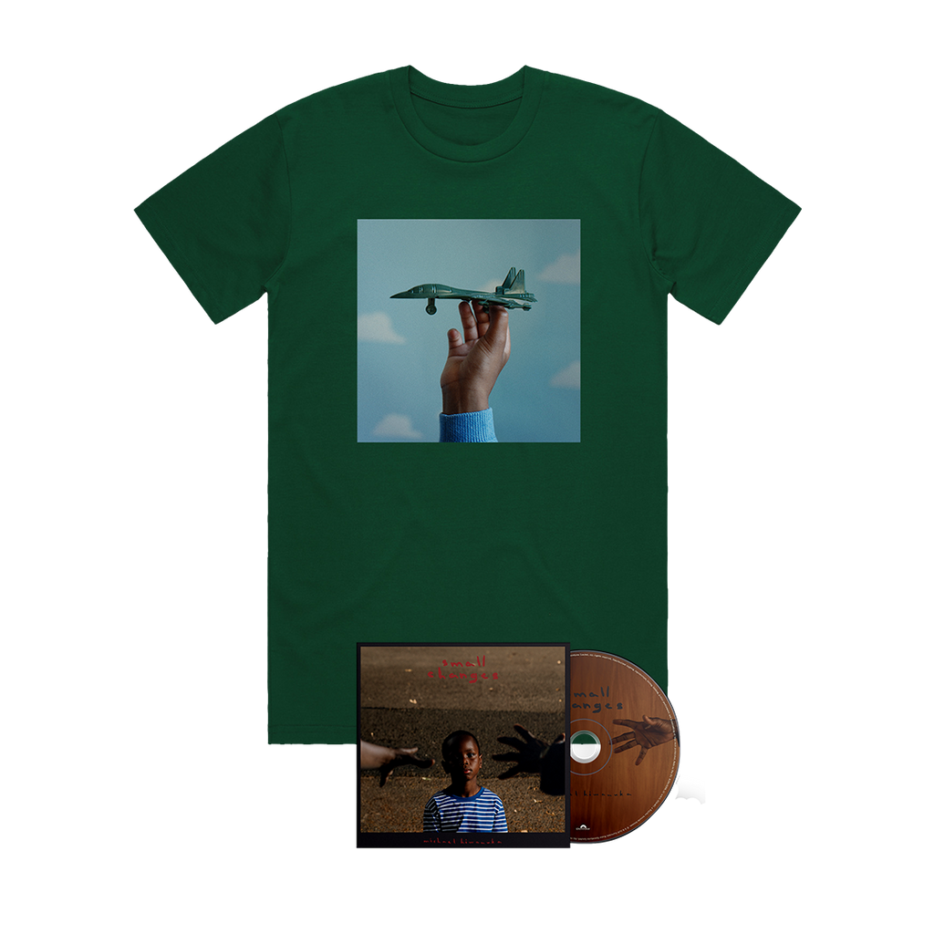 Small Changes: CD, Green 'Floating Parade' T-Shirt + Signed Art Card