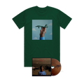 Small Changes: CD, Green 'Floating Parade' T-Shirt + Signed Art Card