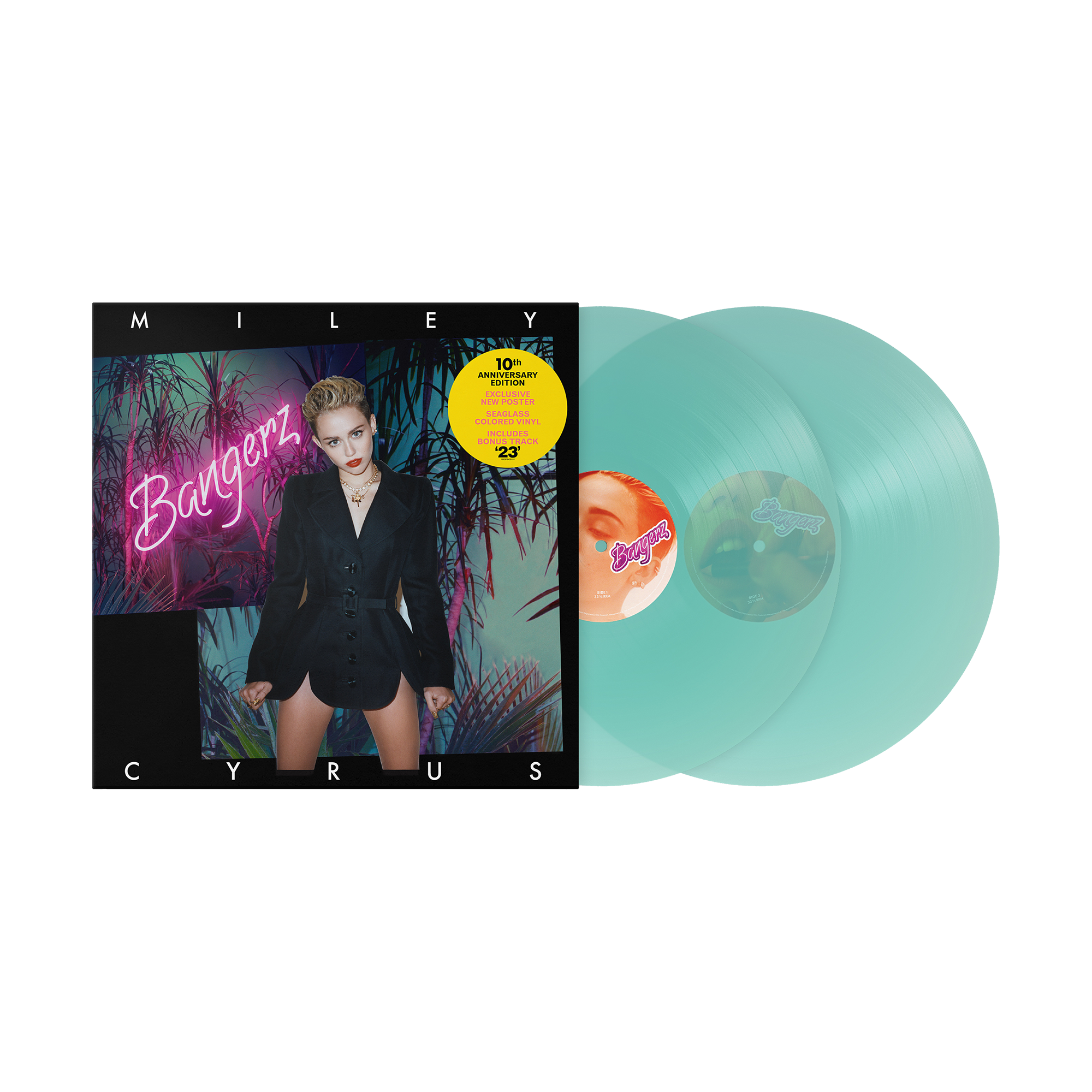 Bangerz (10th Anniversary): Limited Sea Glass Vinyl 2LP + Poster