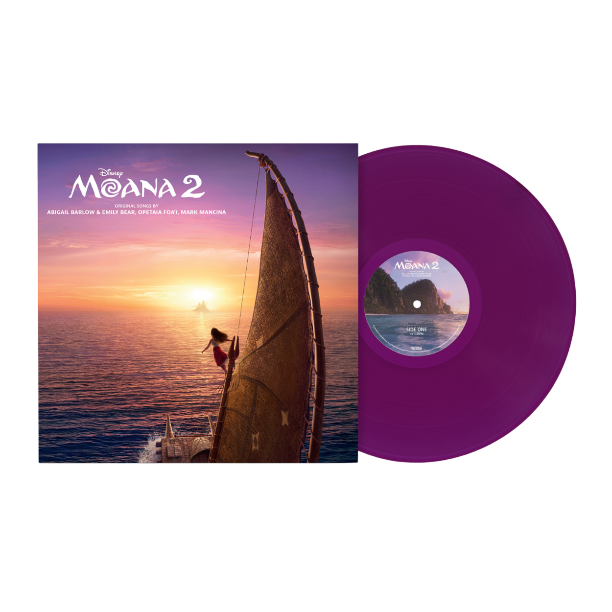 Moana 2: Vibrant Violet Vinyl LP