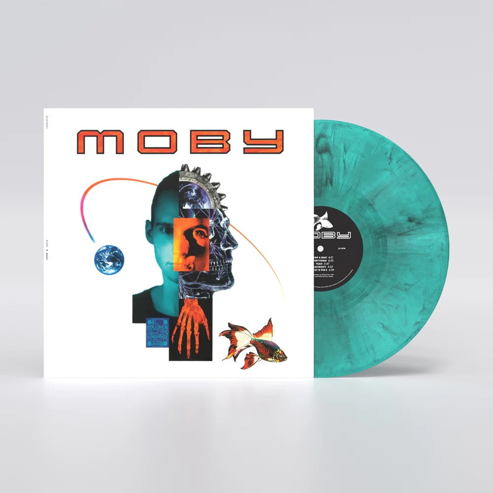 Moby: Limited Black and White Marbled Blue Vinyl LP