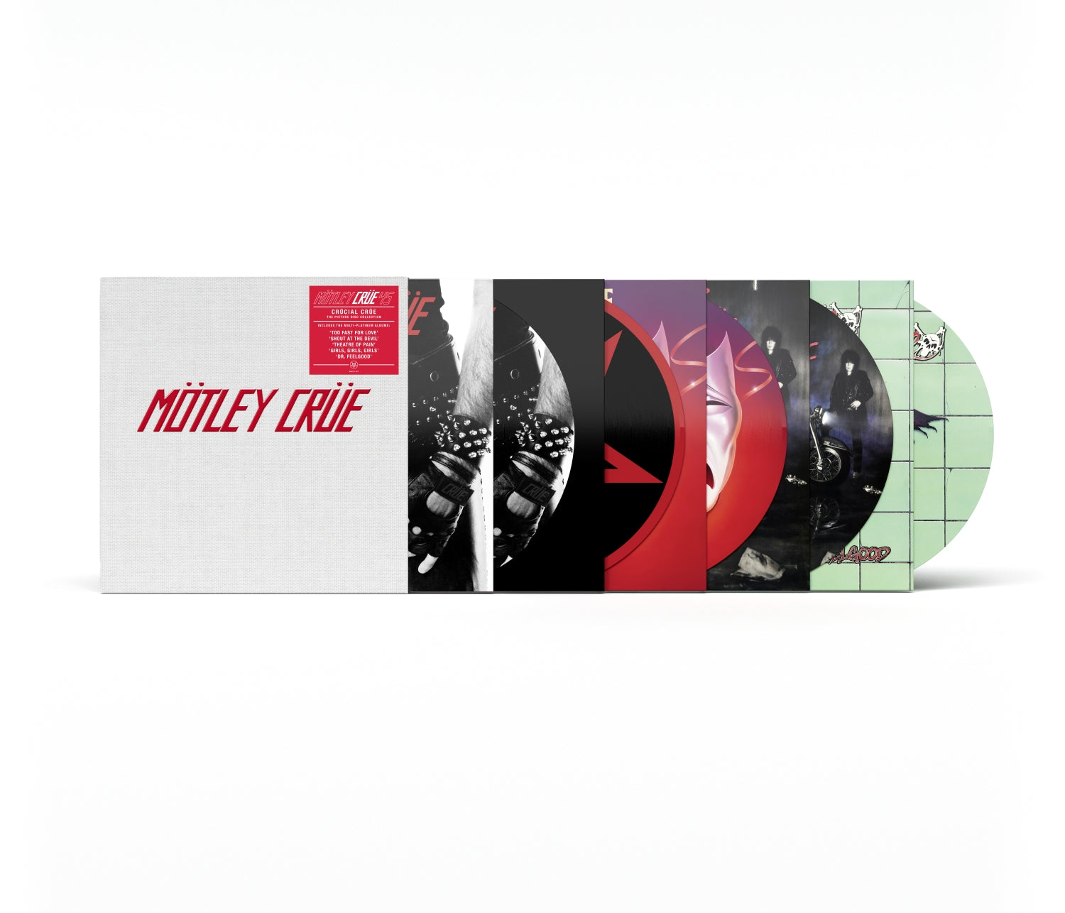 Crucial Crue (45th Anniversary): 5LP Picture Disc Vinyl Box Set