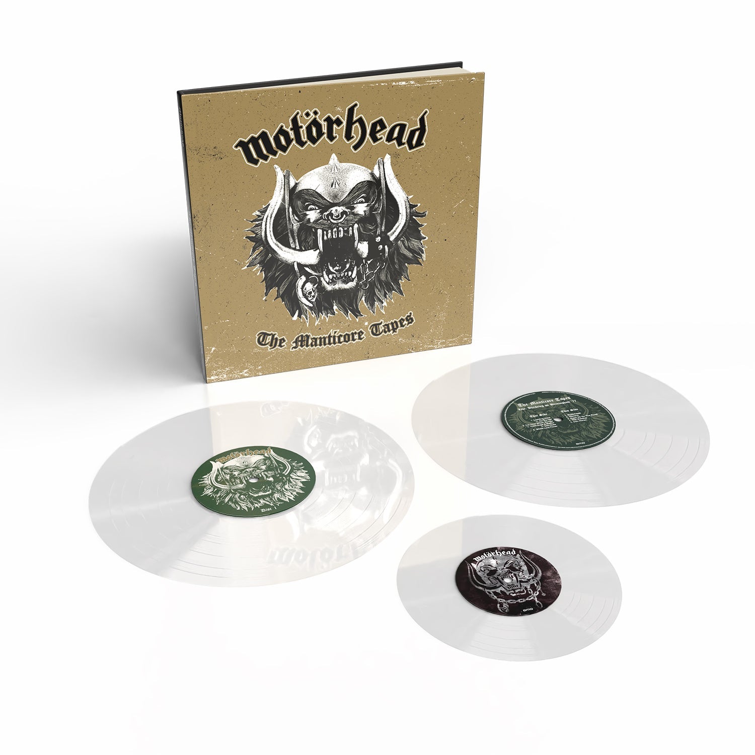 The Manticore Tapes: Deluxe Bookpack Clear Vinyl 2LP & 7"
