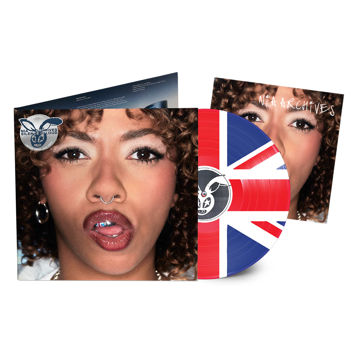 Silence Is Loud: Limited Union Jack Vinyl LP + Signed 10" Art Card