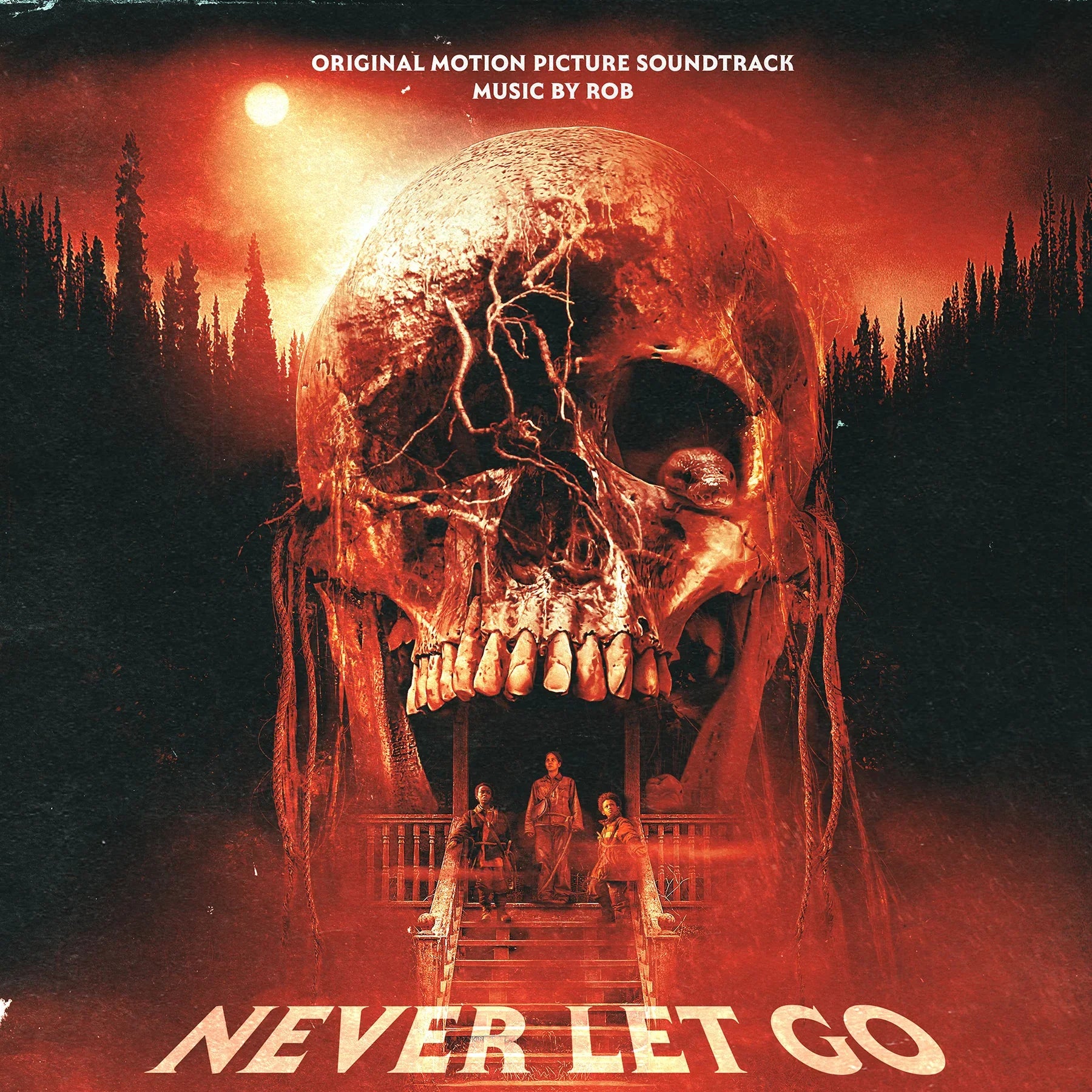 Never Let Go: Limited Blood Red & Black Swirl w/ Splatter Vinyl LP