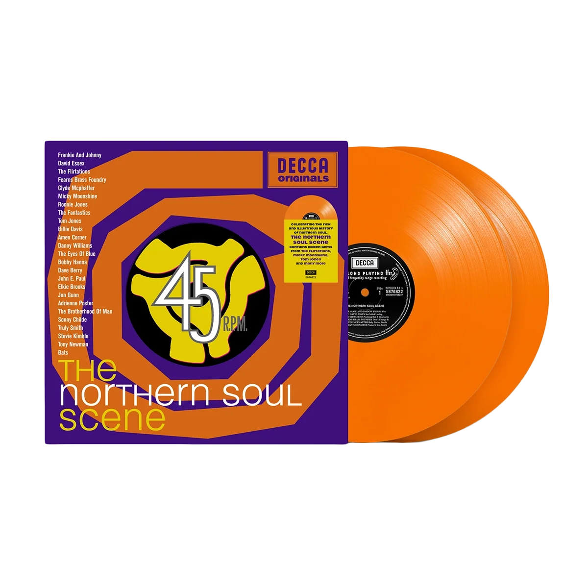 The Northern Soul Scene: Orange Vinyl 2LP