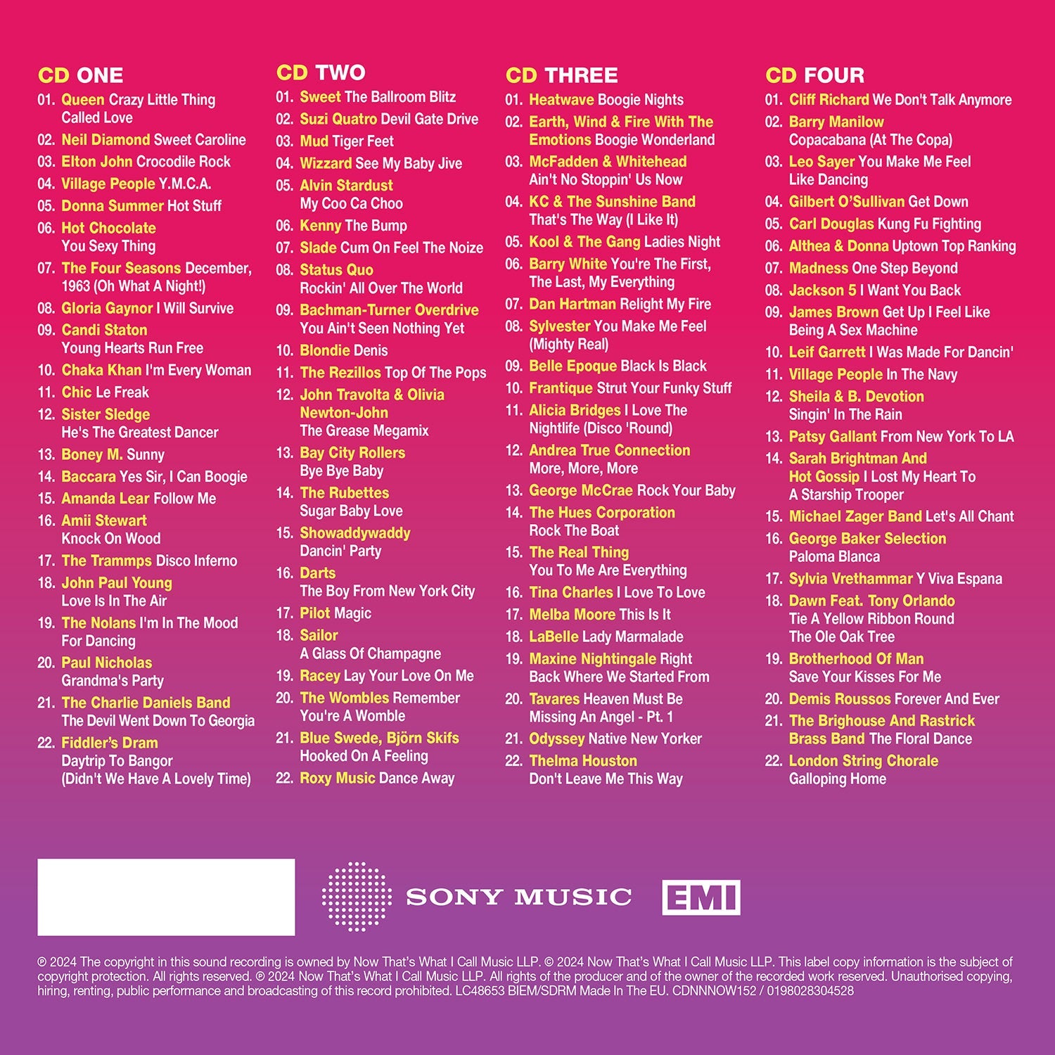 NOW That’s What I Call A Massive 70s Party (4CD)