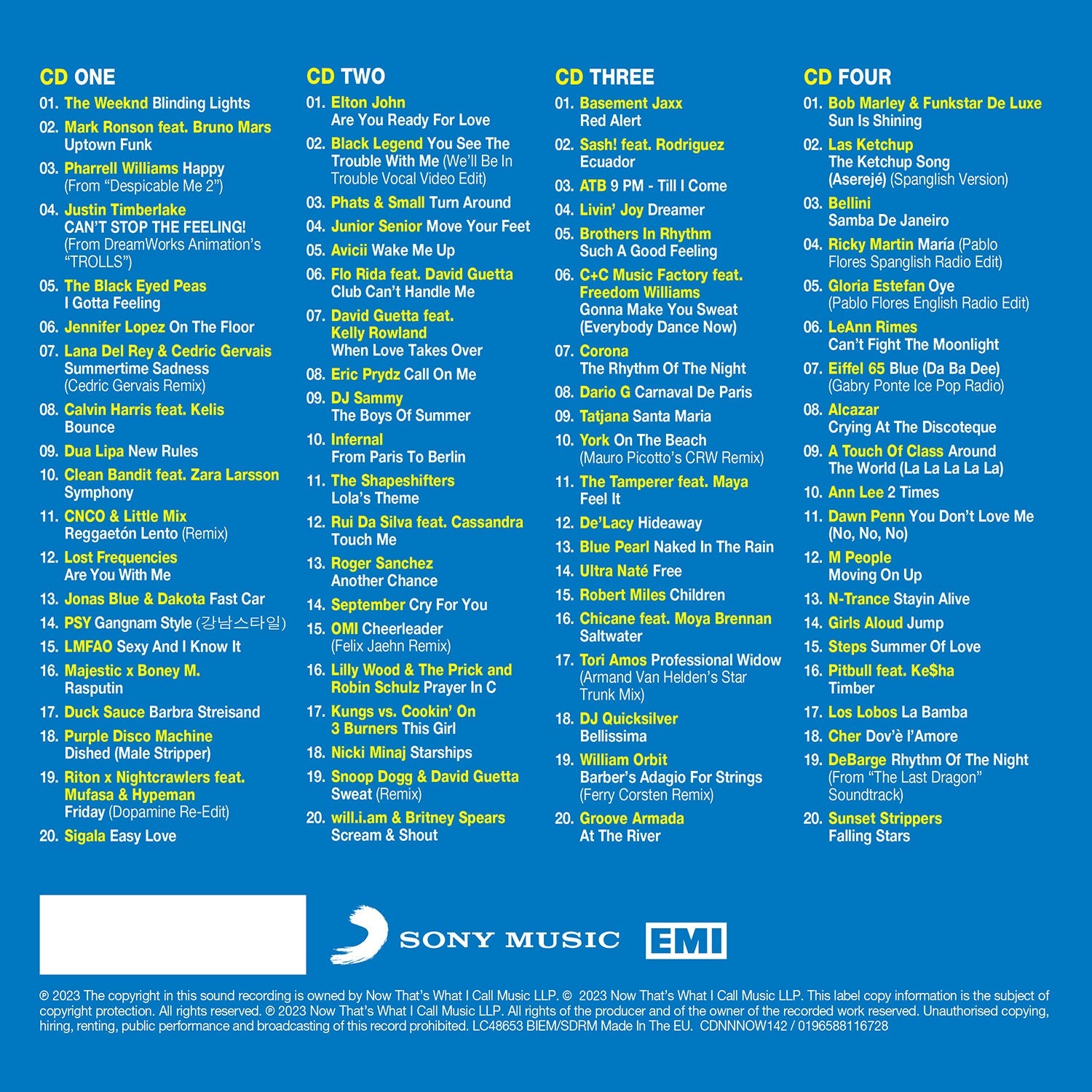NOW That’s What I Call A Sizzling Summer (4CD)