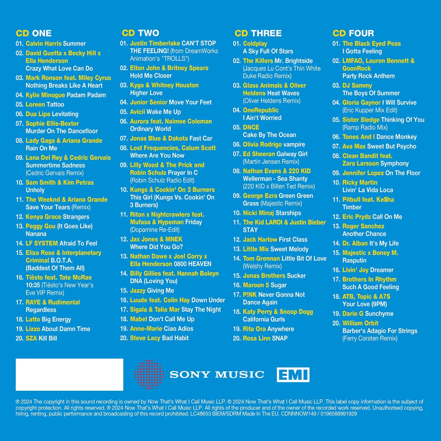 NOW That's What I Call A Summer Party (4CD)