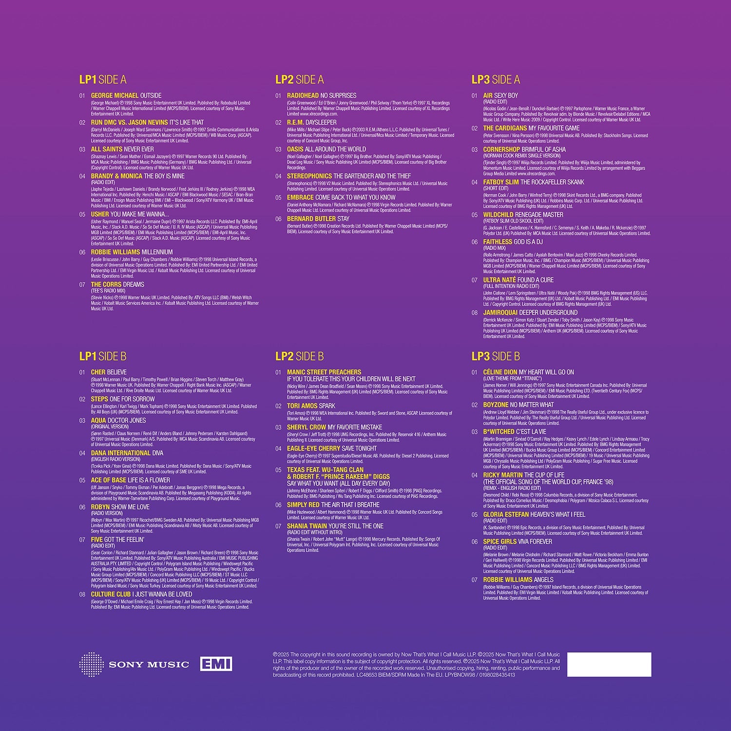 NOW - Yearbook 1998 (3LP)