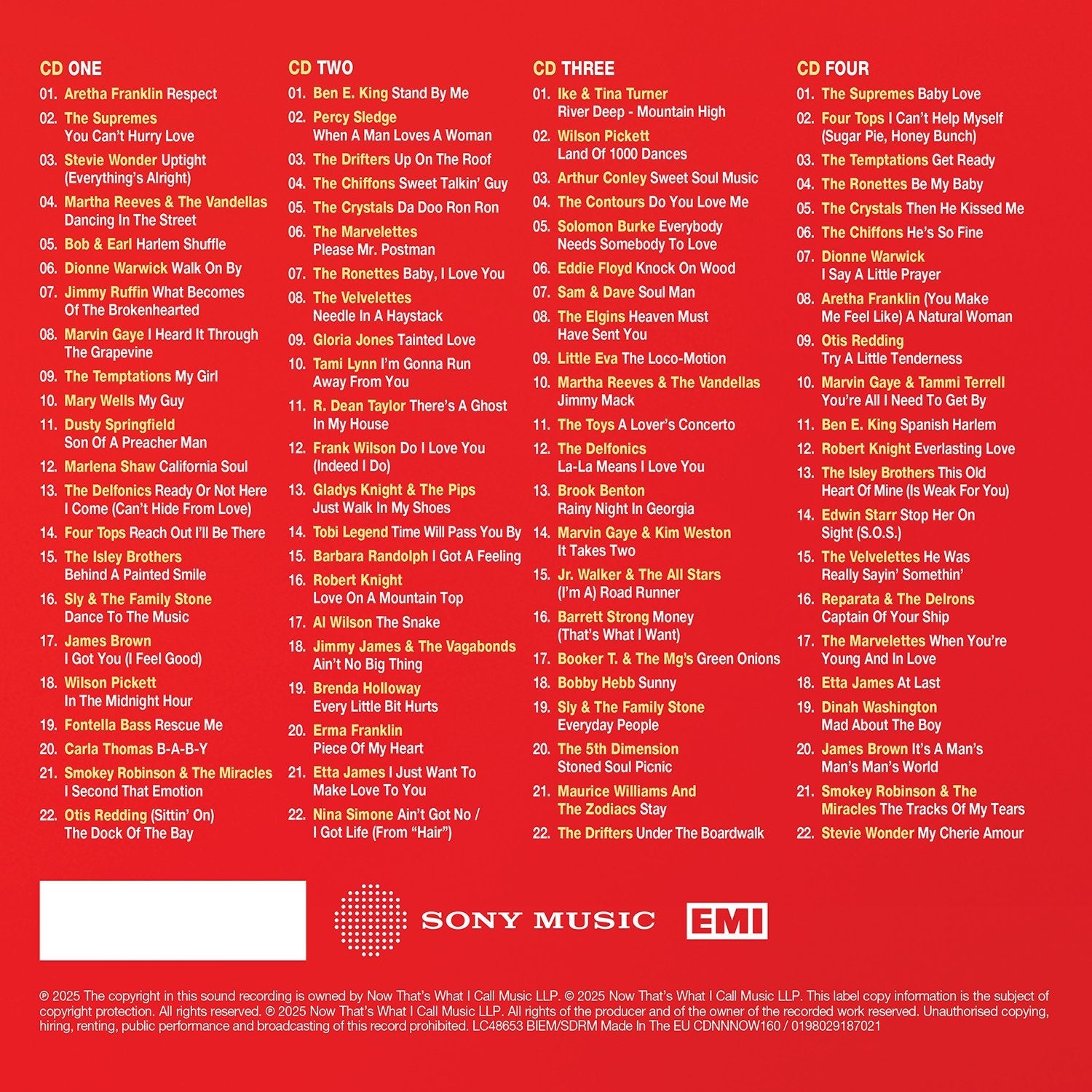NOW That’s What I Call 60s Soul (4CD)