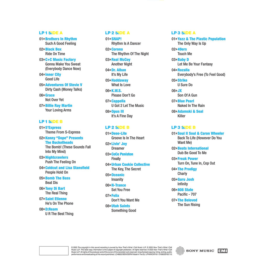 NOW That's What I Call An Era - Such A Good Feeling: 1988-1995 (3LP)