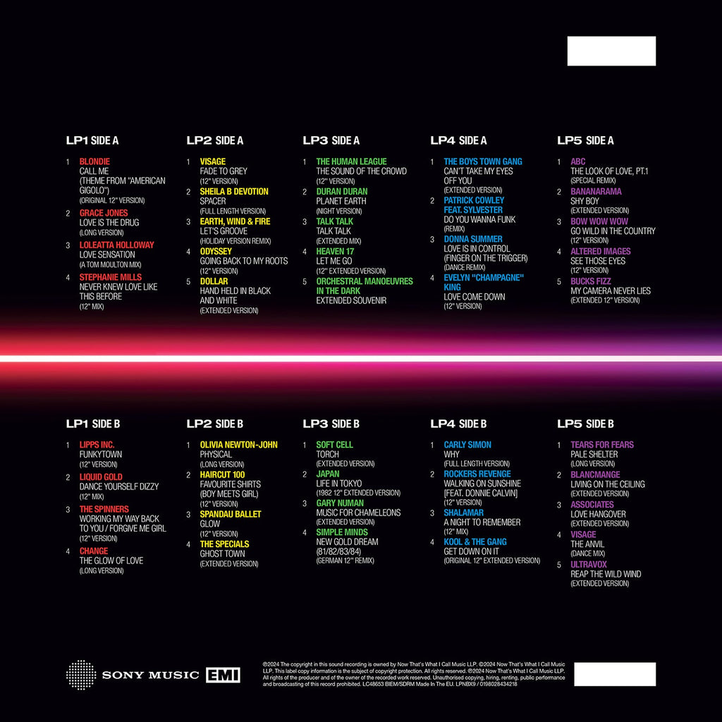 NOW Presents…12” 80s: Part One – 1980-1982 (5LP)