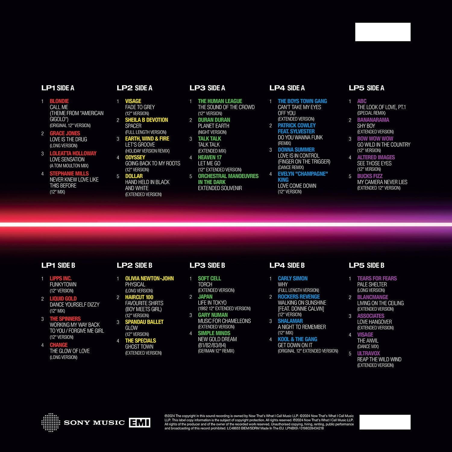 NOW Presents…12” 80s: Part One – 1980-1982 (5LP)