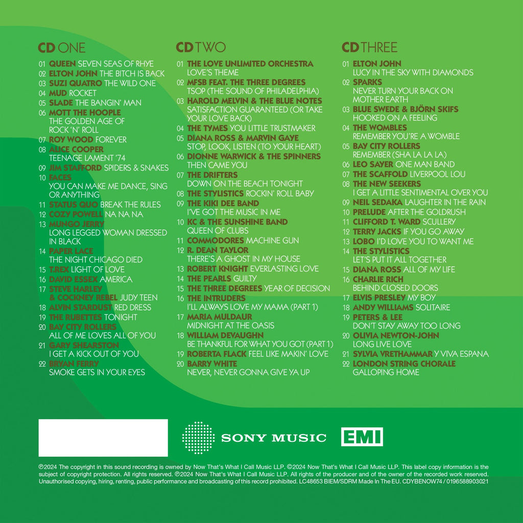 NOW – YEARBOOK EXTRA 1974 CD