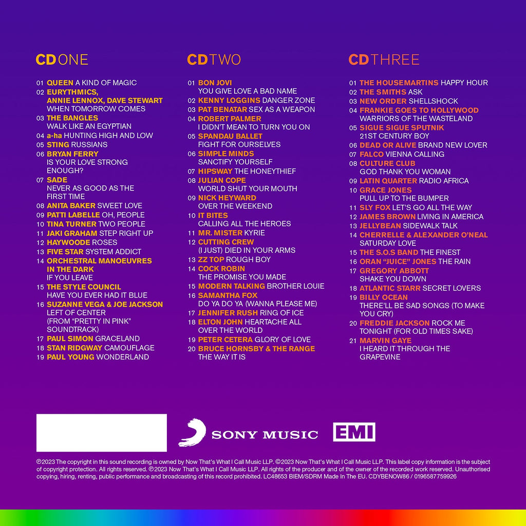 NOW - Yearbook Extra 1986 (3CD)