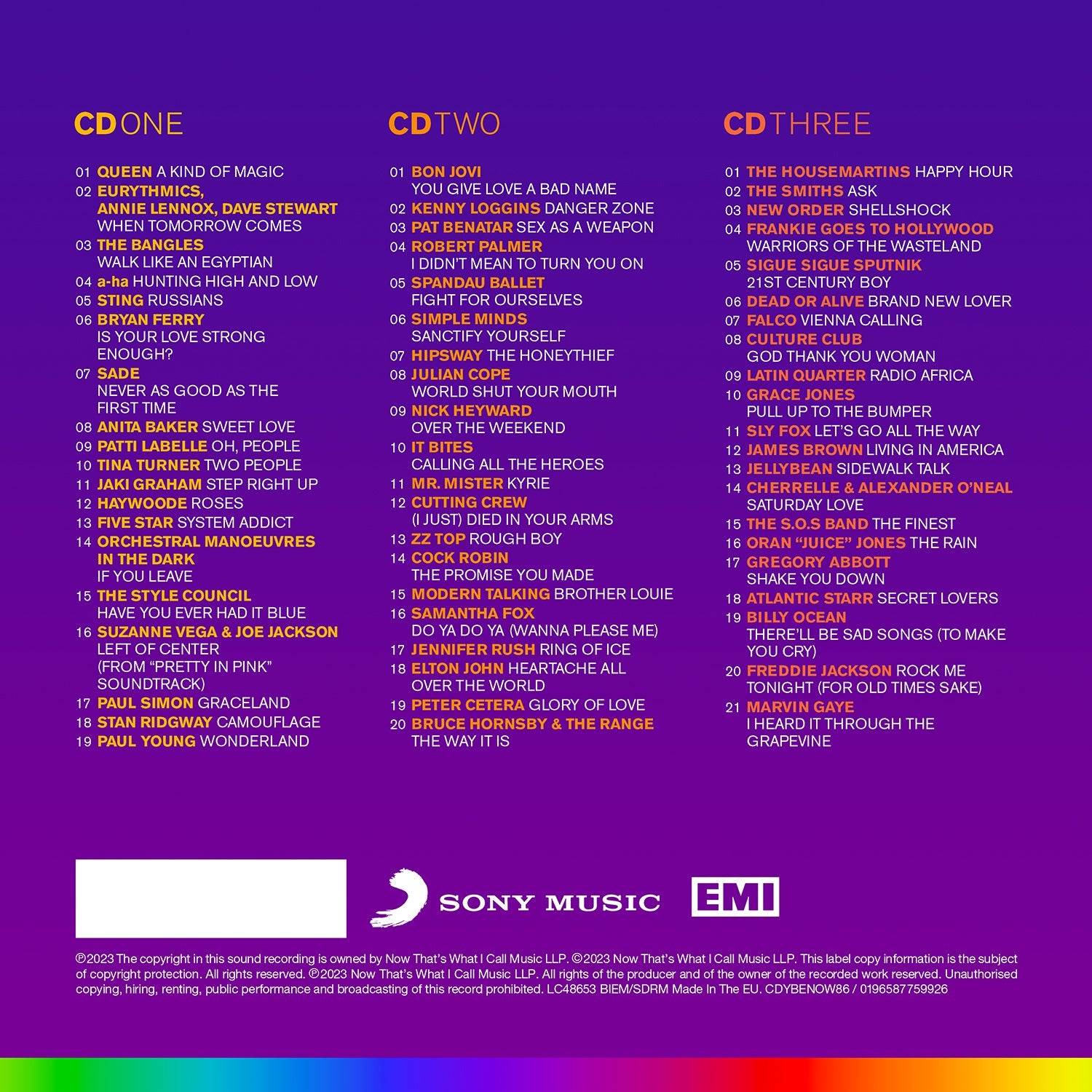 NOW - Yearbook Extra 1986 (3CD)