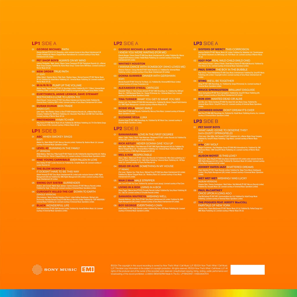 NOW - Yearbook 1987 (3LP)