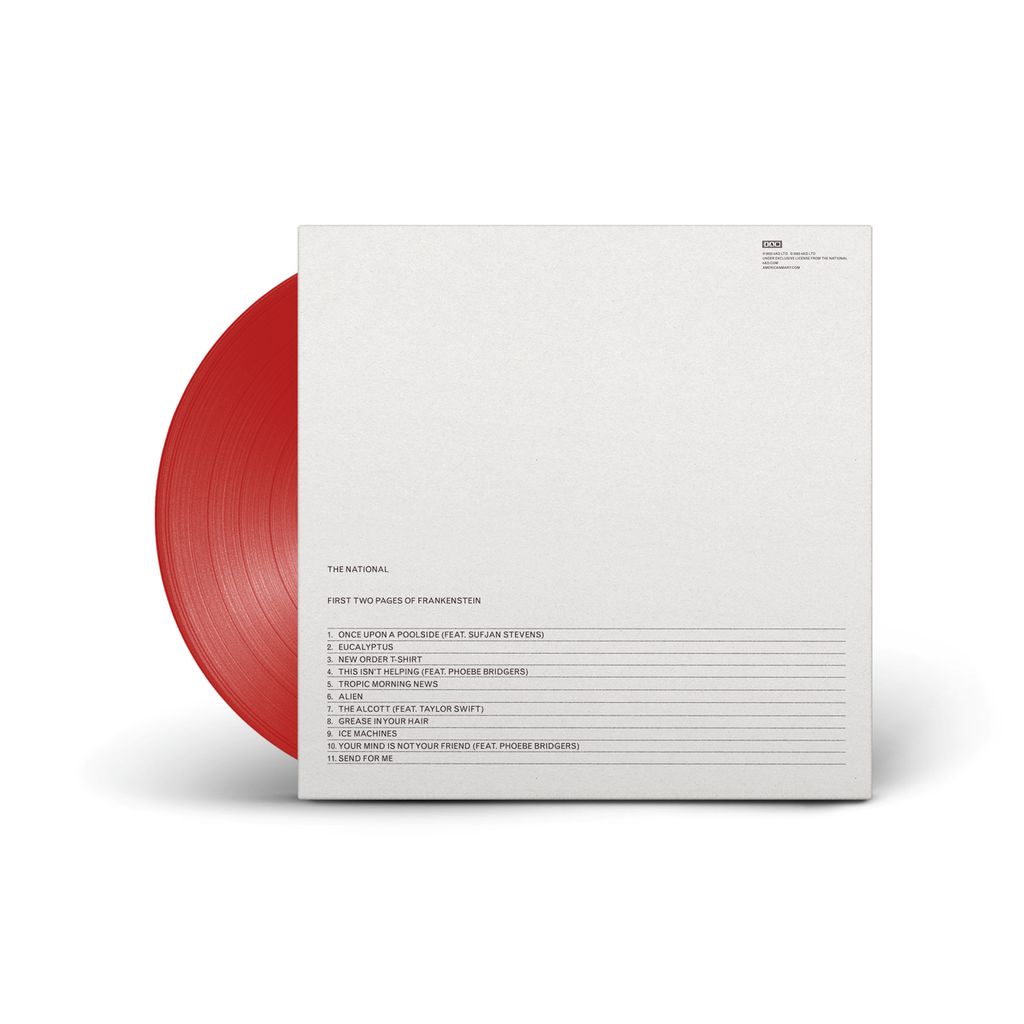 First Two Pages Of Frankenstein: Limited Edition Red Vinyl LP