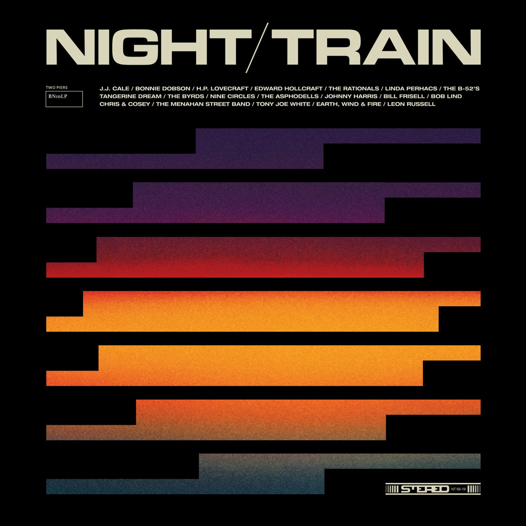 Night Train - Transcontinental Landscapes 1968 – 2019: Transparent Petrol / Magenta Sky Vinyl 2LP