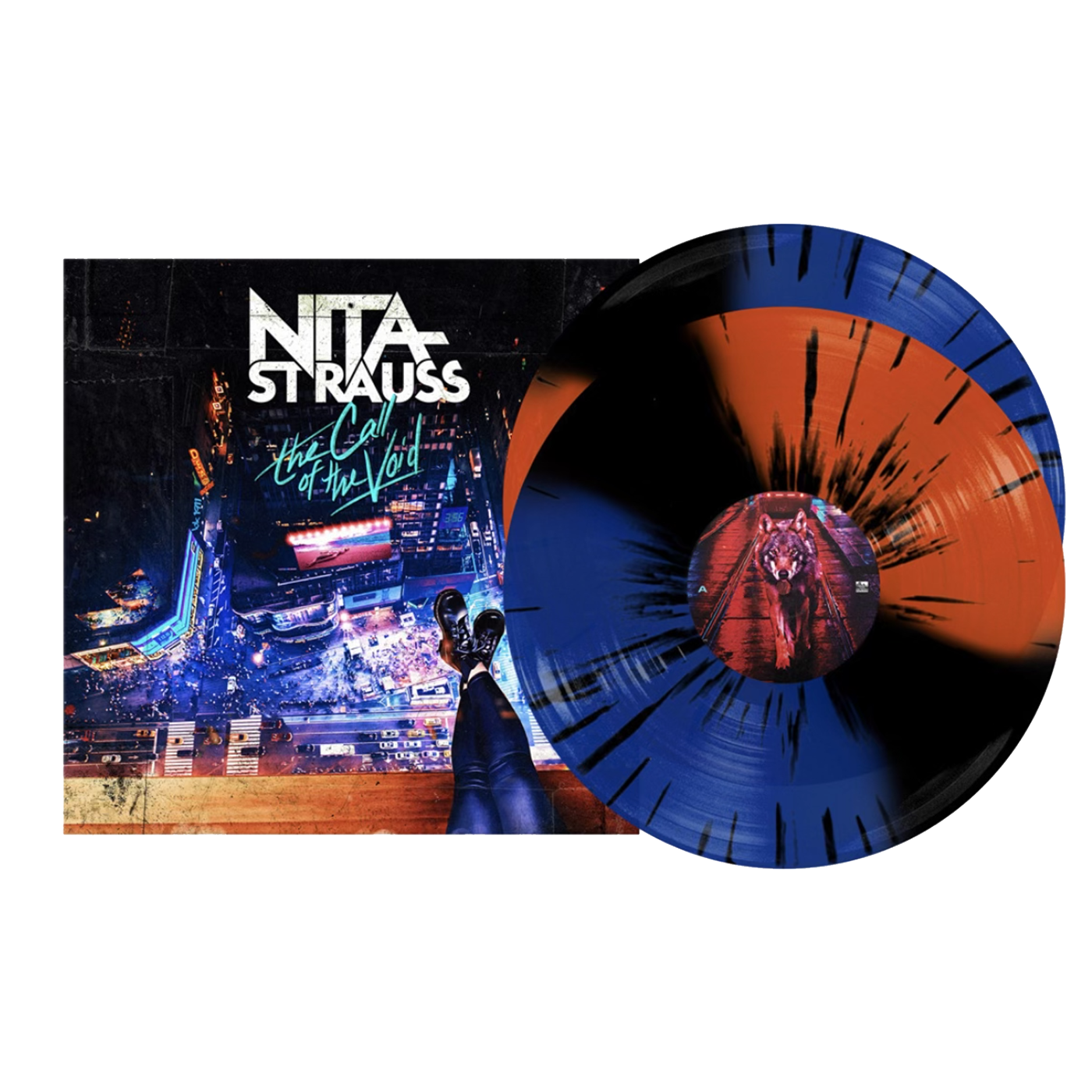 The Call of the Void: Limited Trans Royal Blue, Black, Orange Striped with Black Heavy Splatter Vinyl 2LP