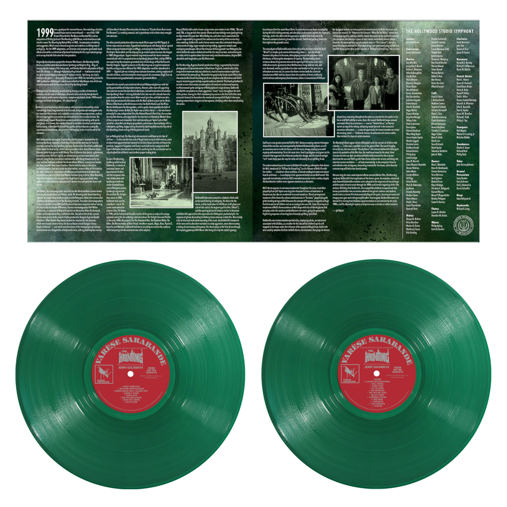 The Haunting (OST): Limited Translucent Green Vinyl 2LP