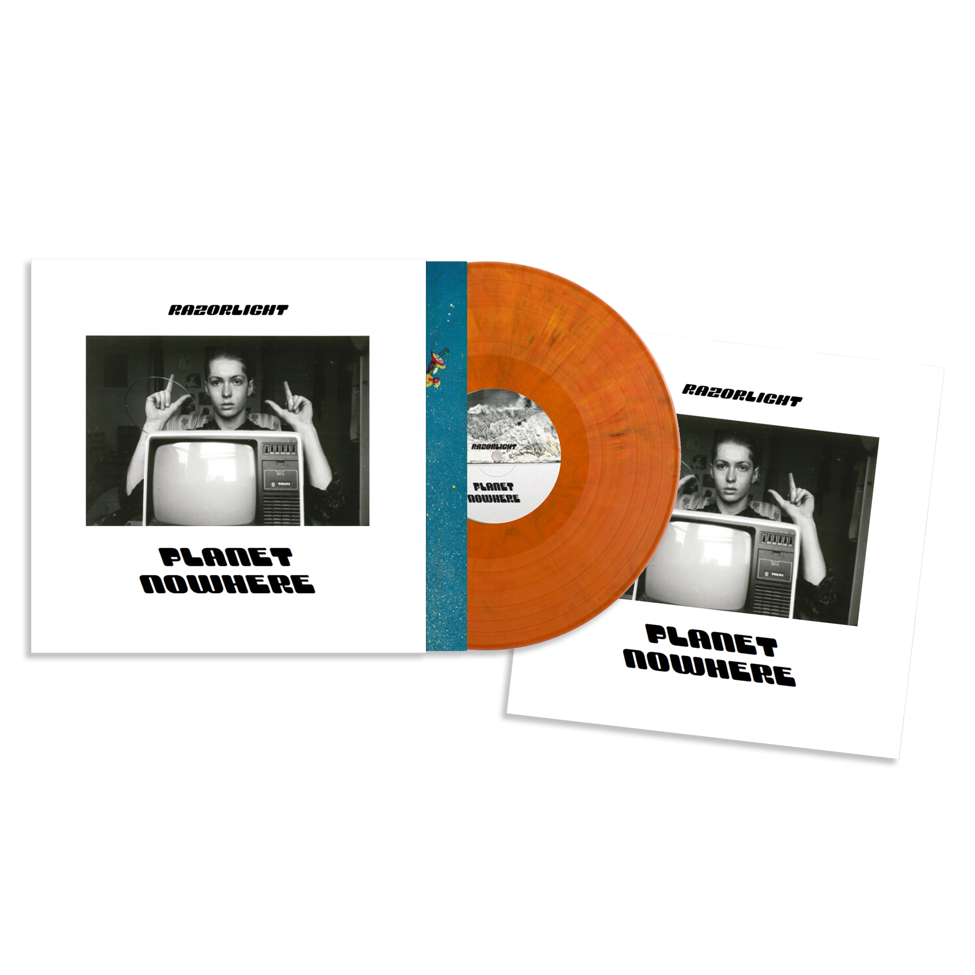 Planet Nowhere: Limited Orange Marble Vinyl LP + Signed Print
