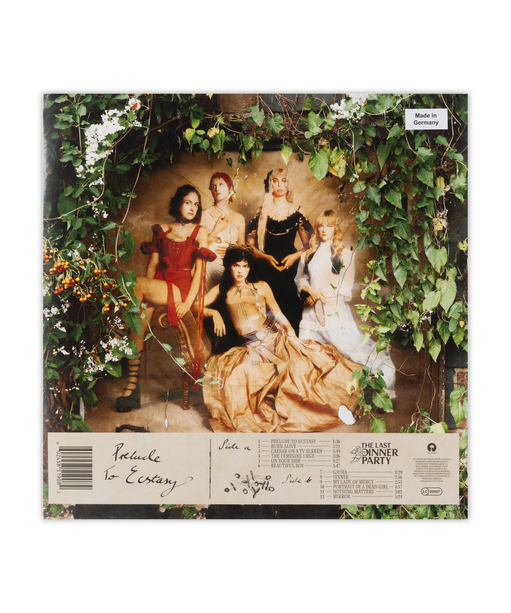Prelude To Ecstasy: Black LP