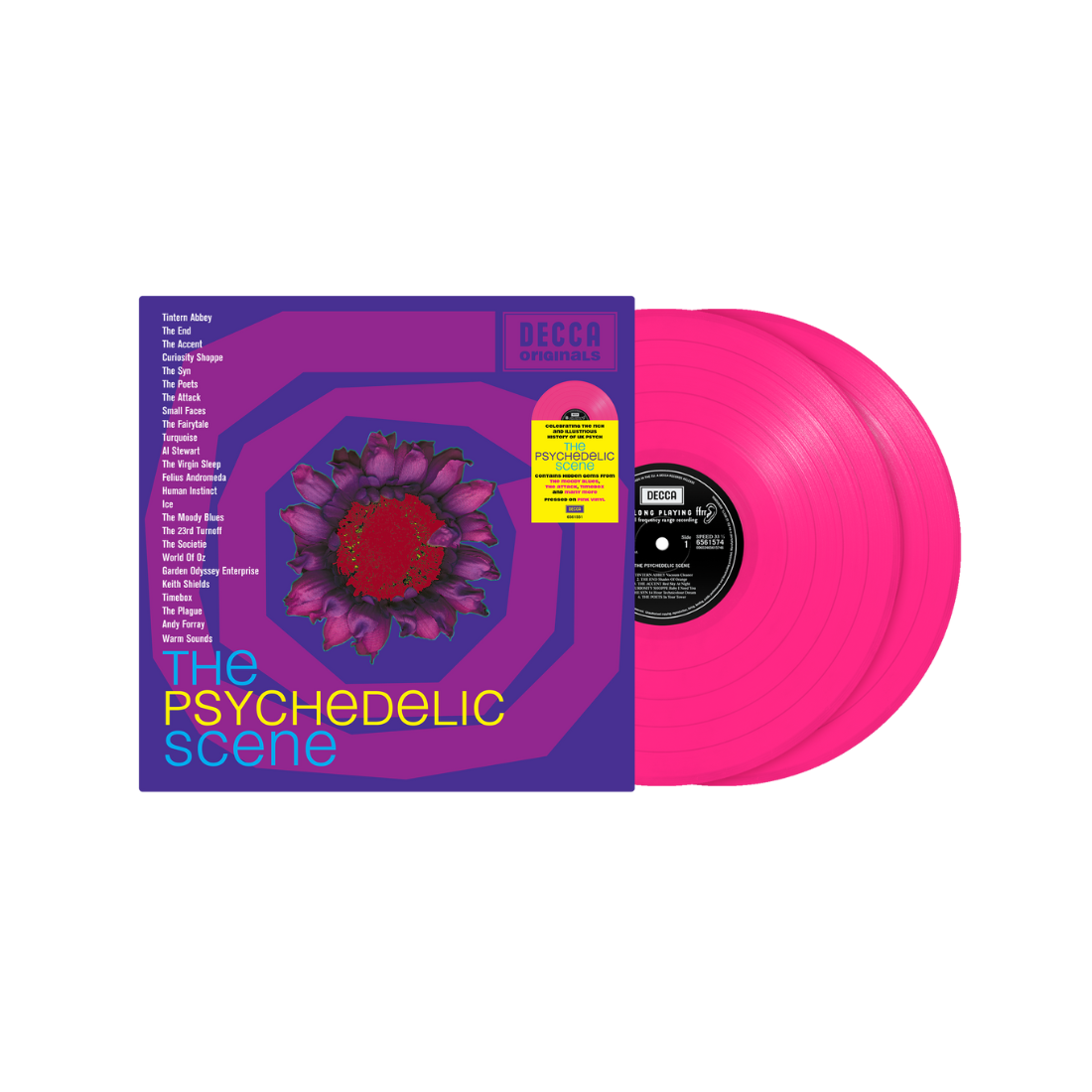 The Psychedelic Scene: Pink Vinyl LP