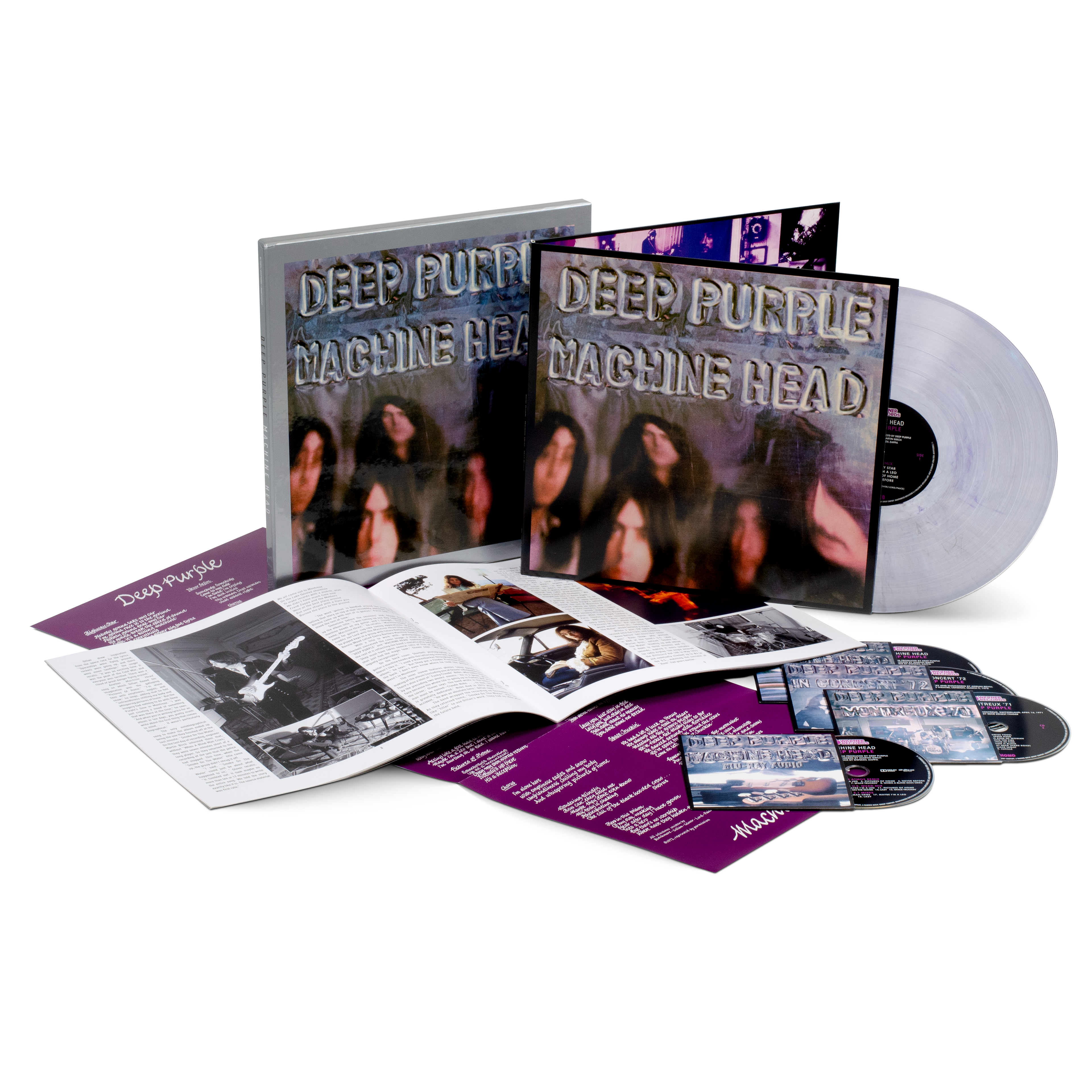 Machine Head (50th Anniversary); Limited Deluxe Vinyl LP, 3CD + Blu-Ray Box Set