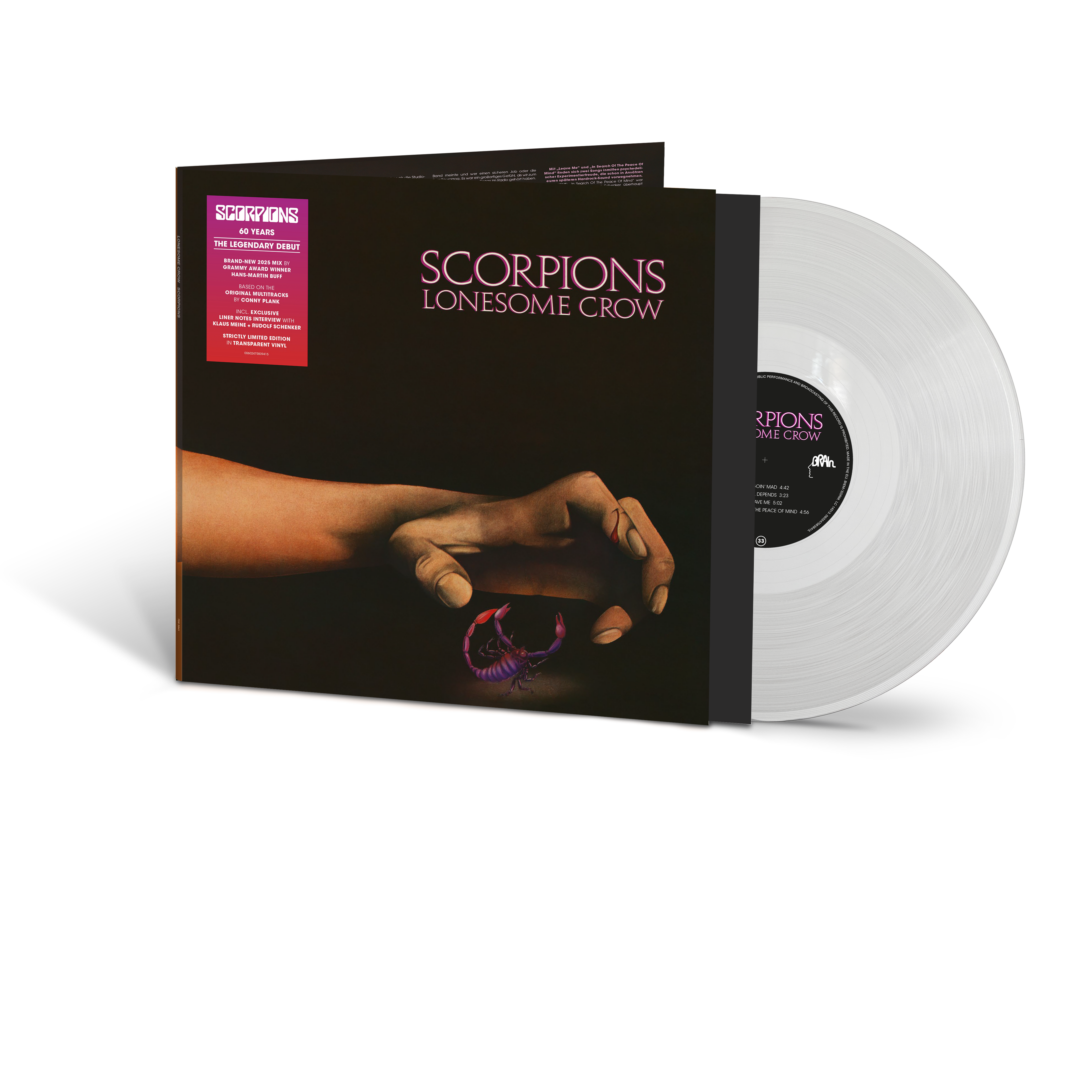 Lonesome Crow: Clear Vinyl LP
