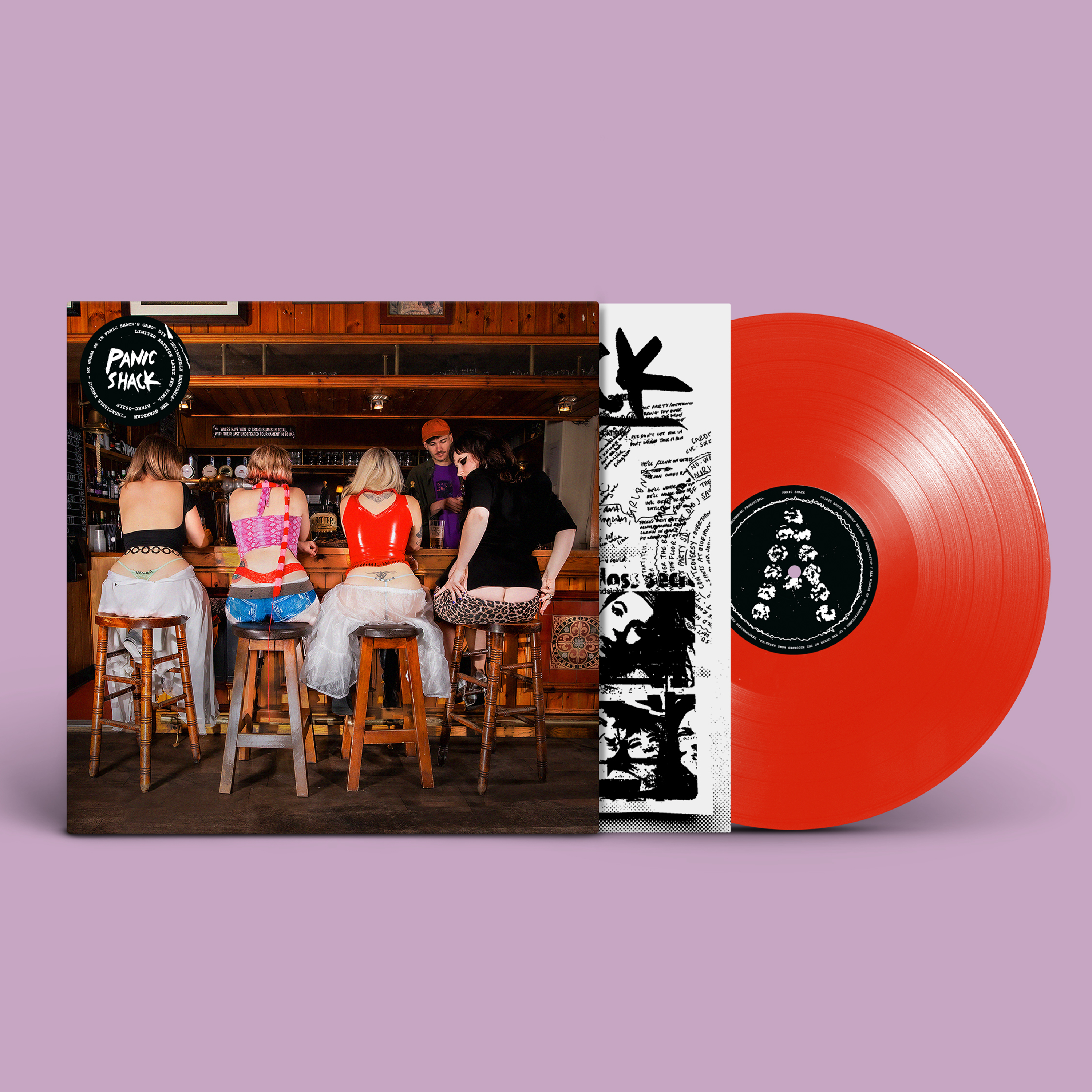 Panic Shack: Latex Red Vinyl LP
