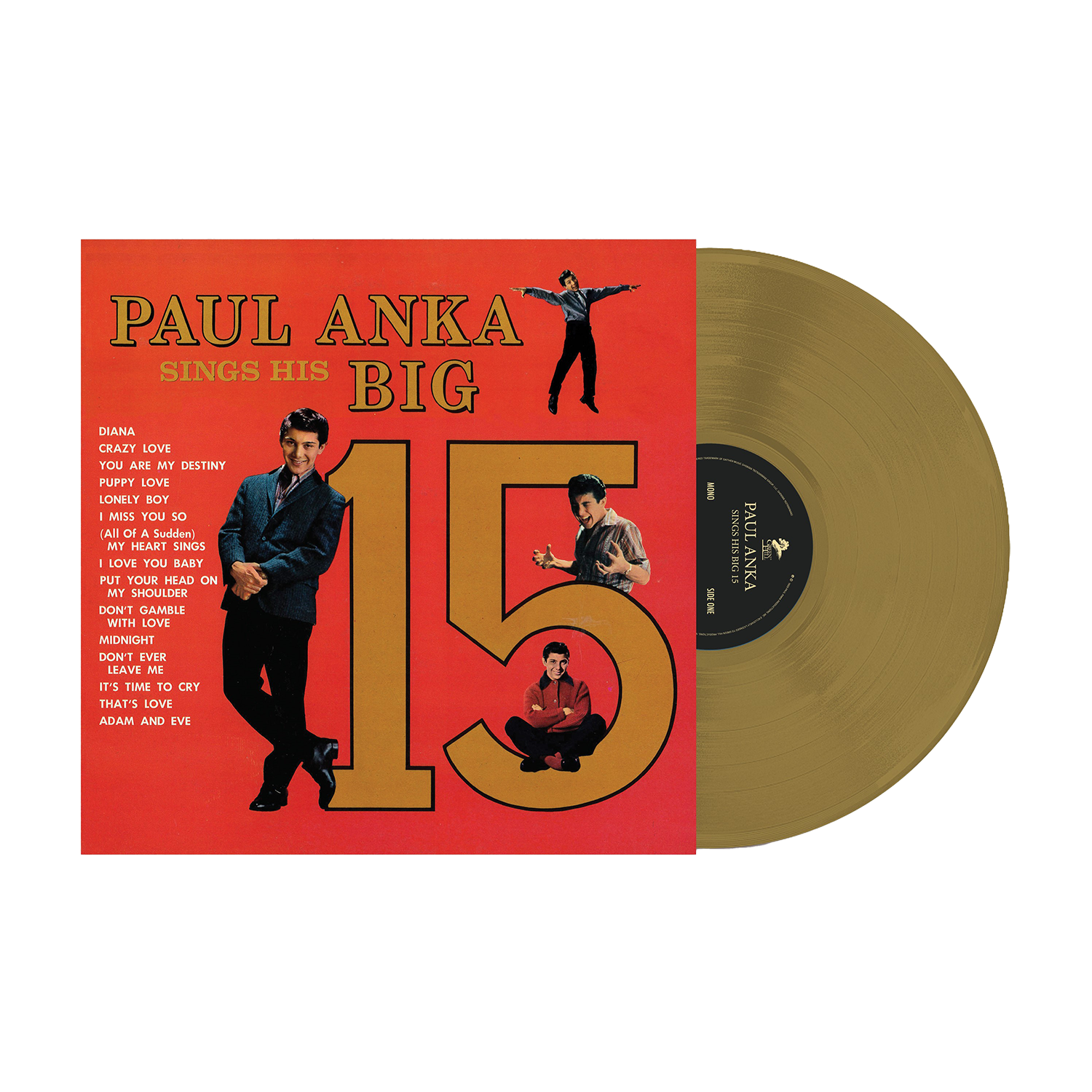 Paul Anka Sings His Big 15: Vinyl LP