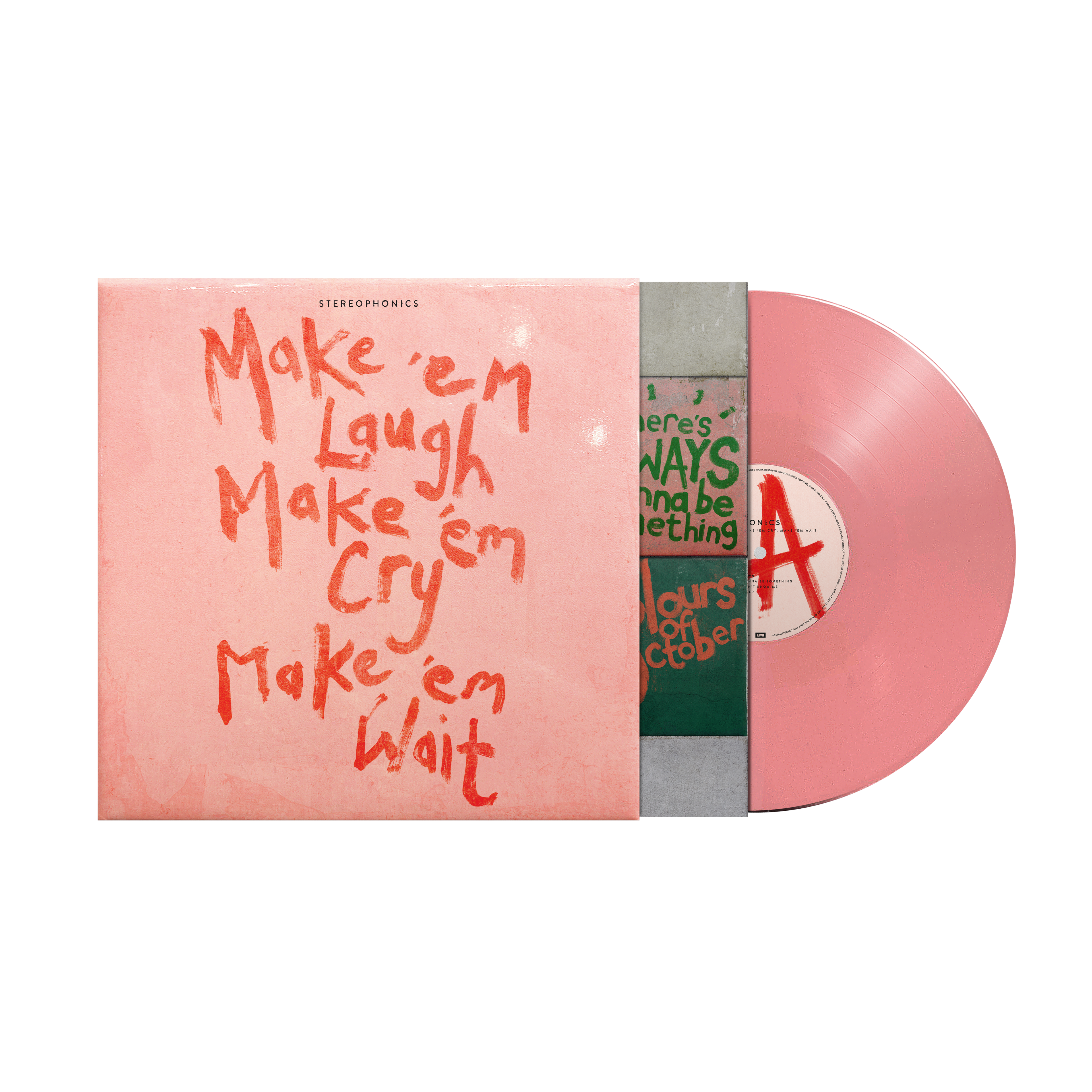 Make ‘em Laugh, Make ‘em Cry, Make ‘em Wait - Translucent Pink Vinyl