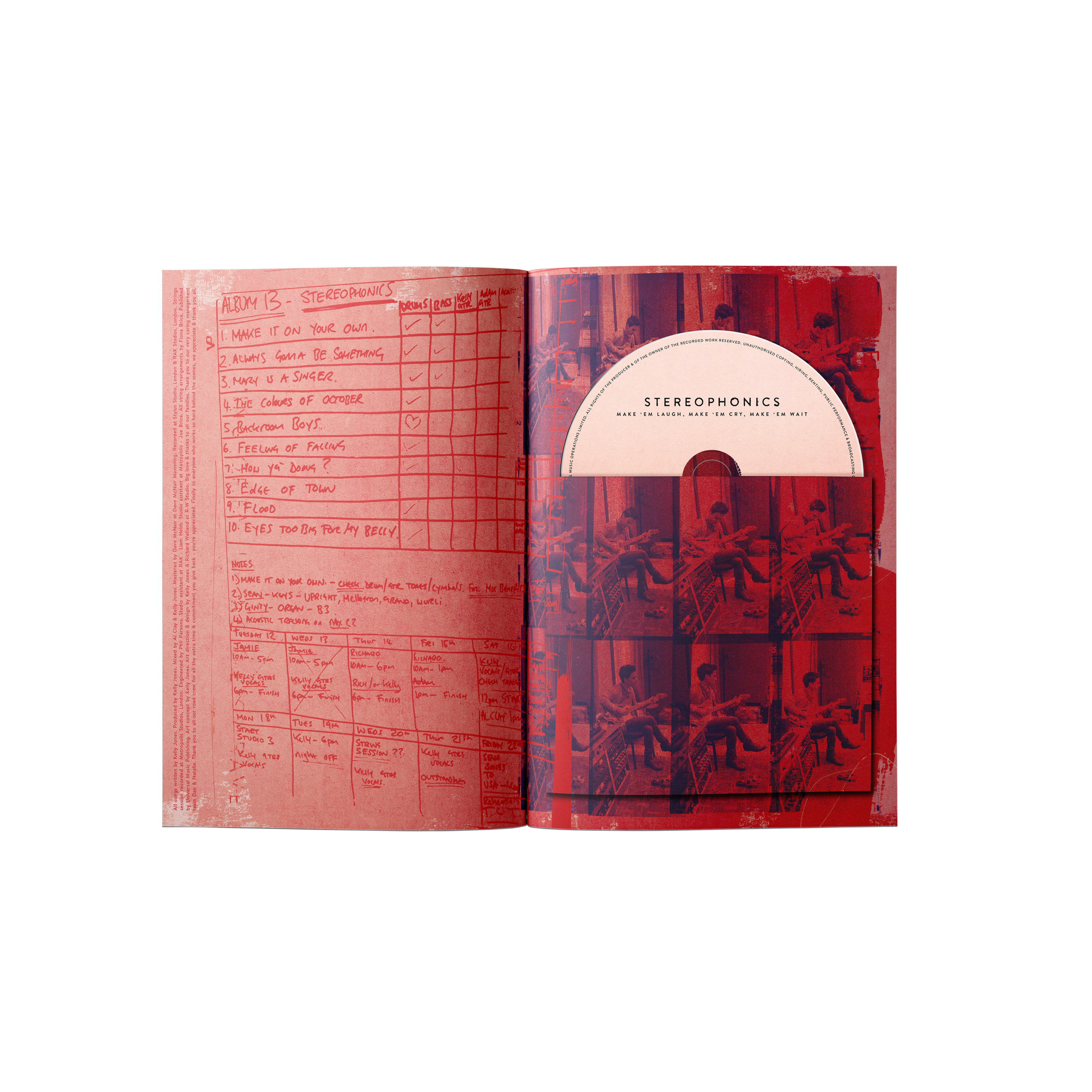 Make ‘em Laugh, Make ‘em Cry, Make ‘em Wait - CD Zine