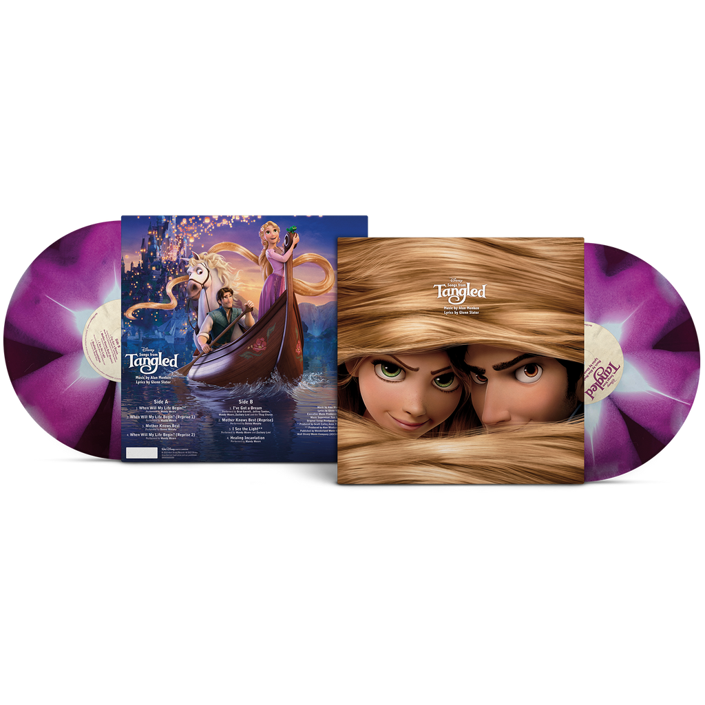 Songs From Tangled: Limited Stargazer Lily and Ivory Colour Vinyl LP.