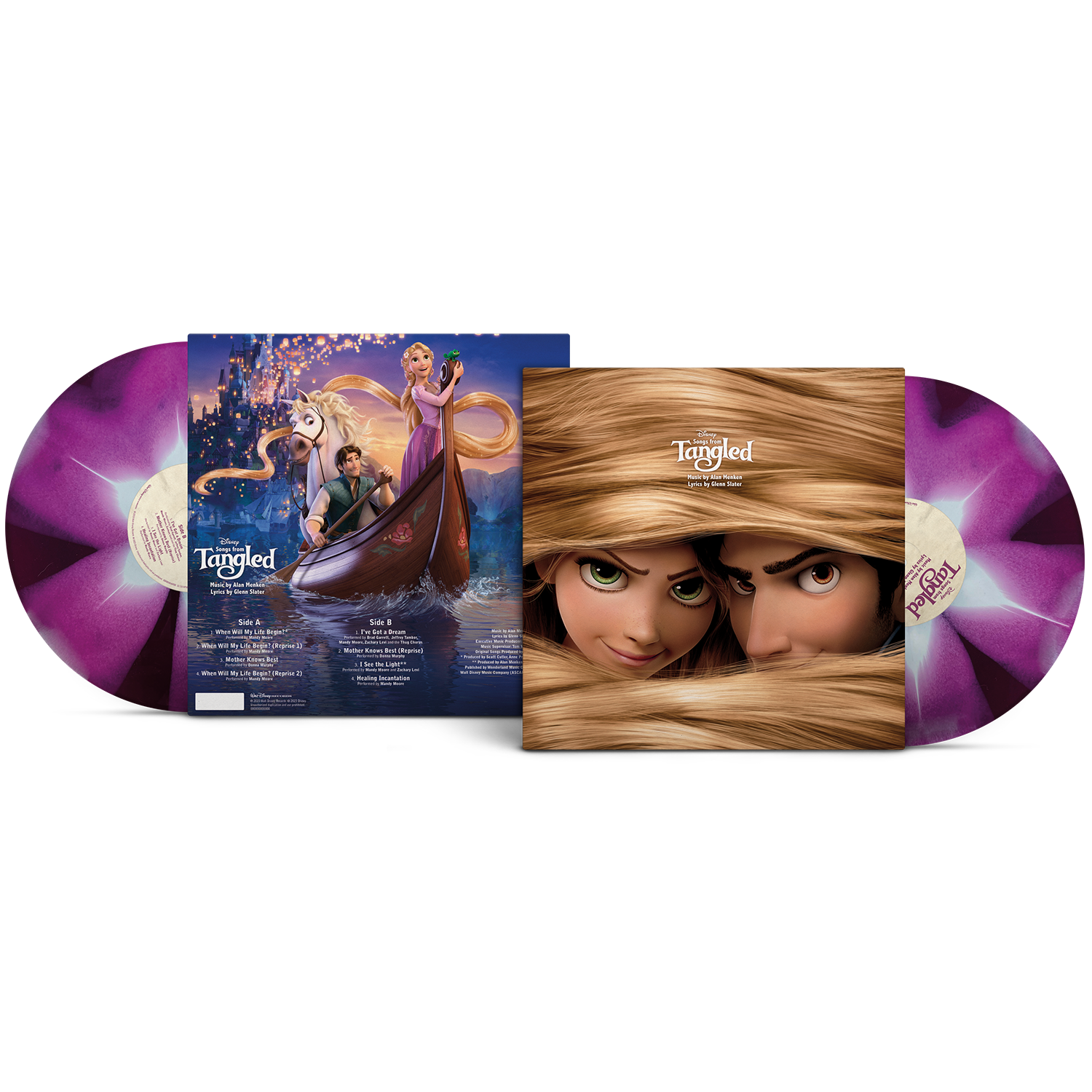 Songs From Tangled: Limited Stargazer Lily and Ivory Colour Vinyl LP.