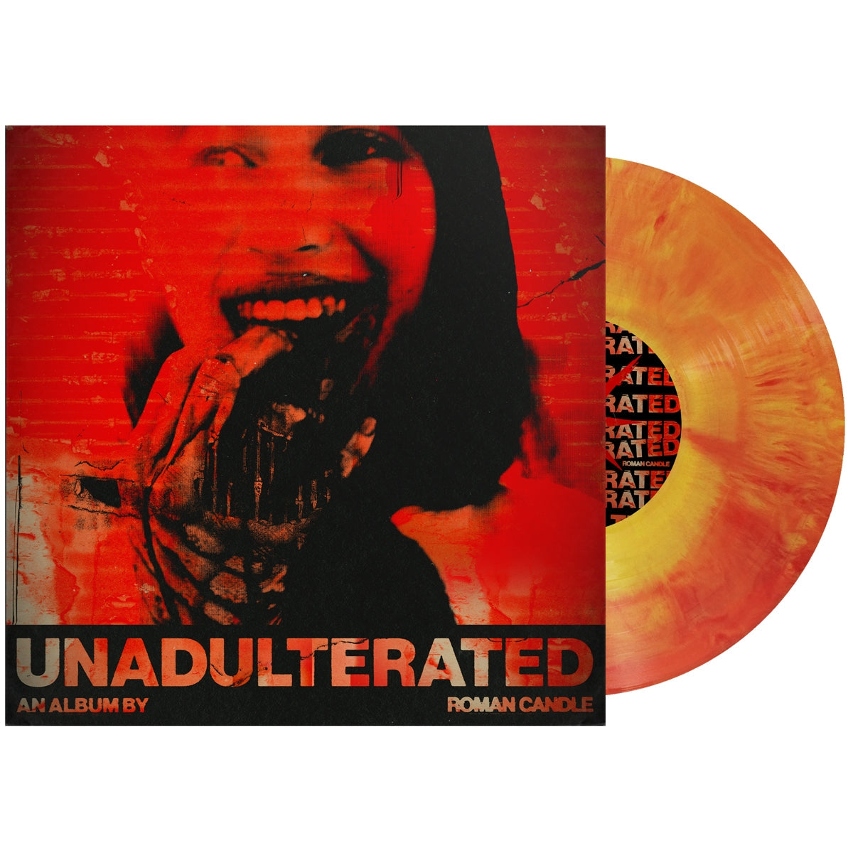 Roman Candle: Red and Yellow Galaxy Vinyl LP
