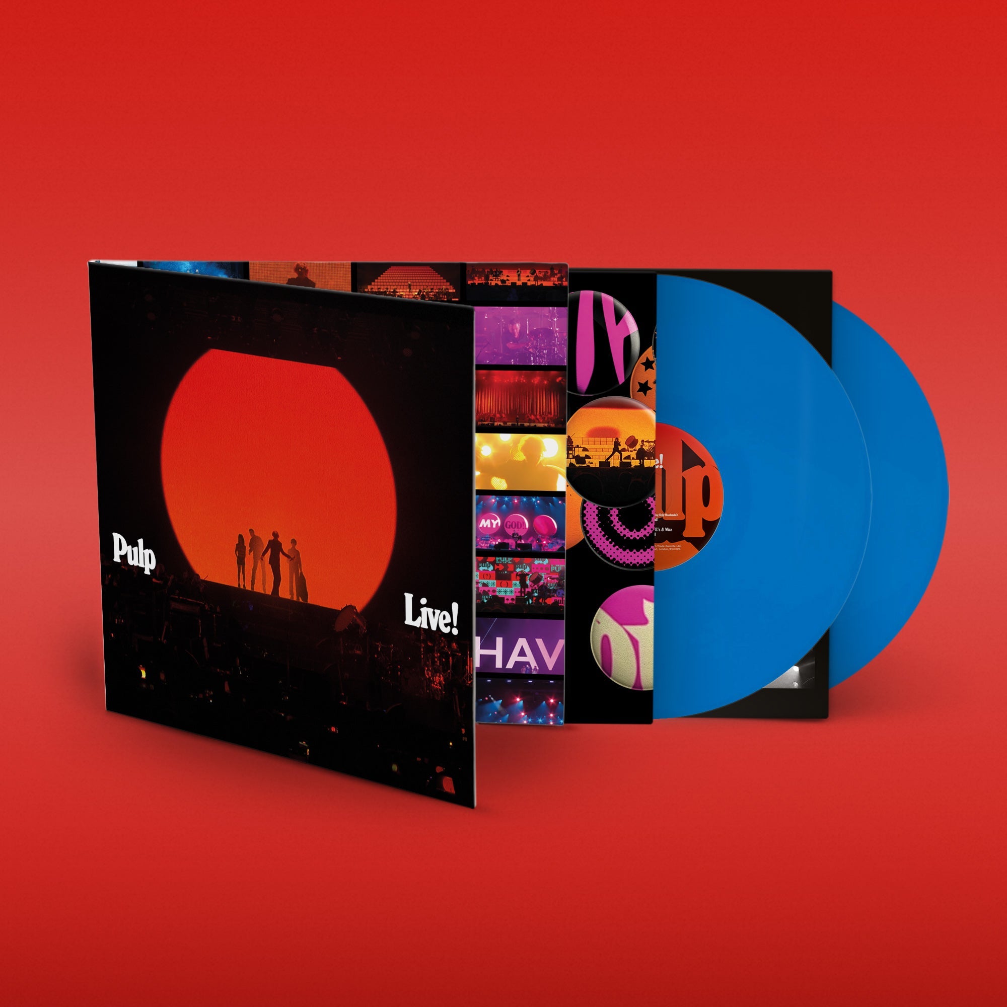 Live! Gatefold Blue Vinyl 2LP
